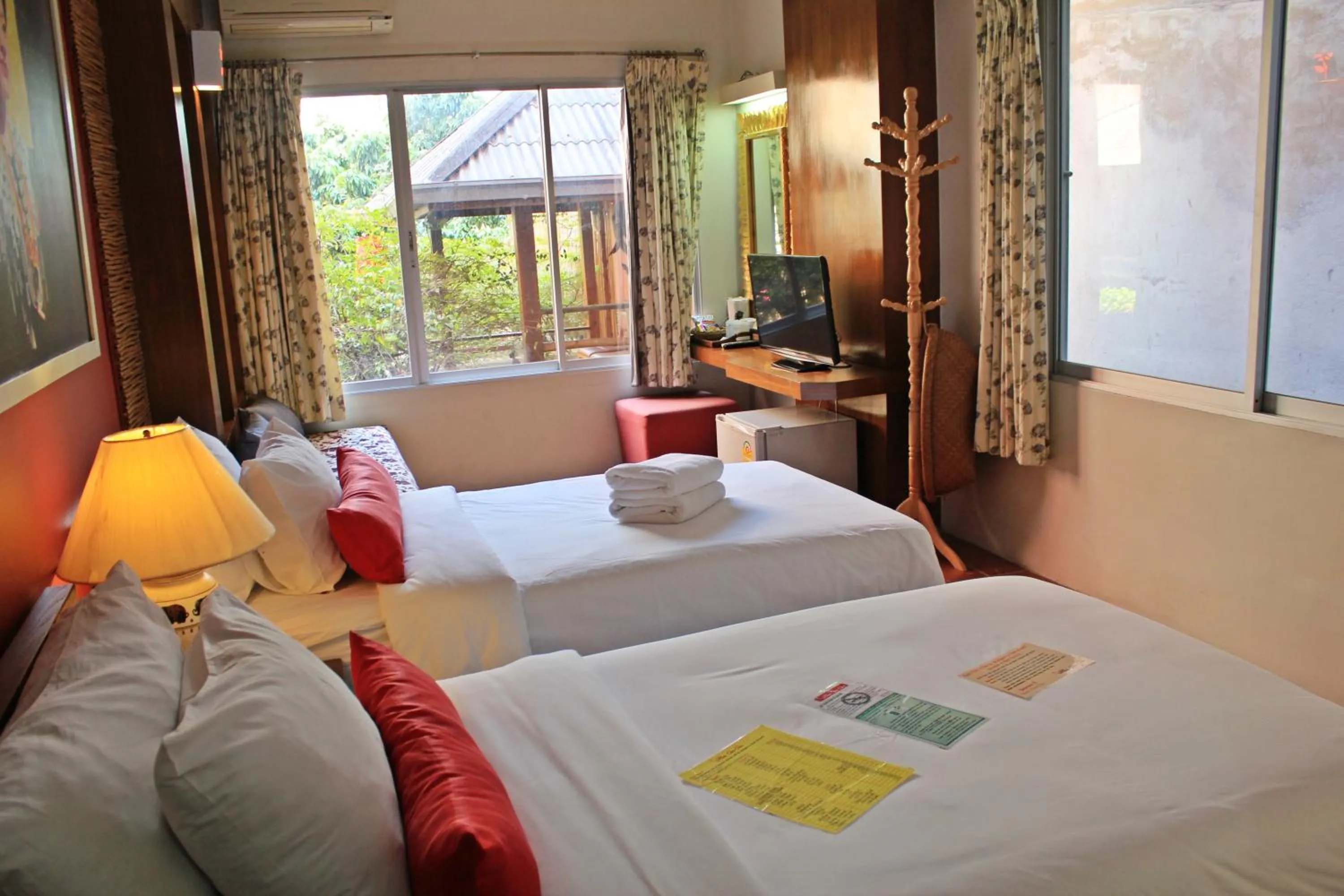 Bed in Villa Cha-Cha Banglumphu