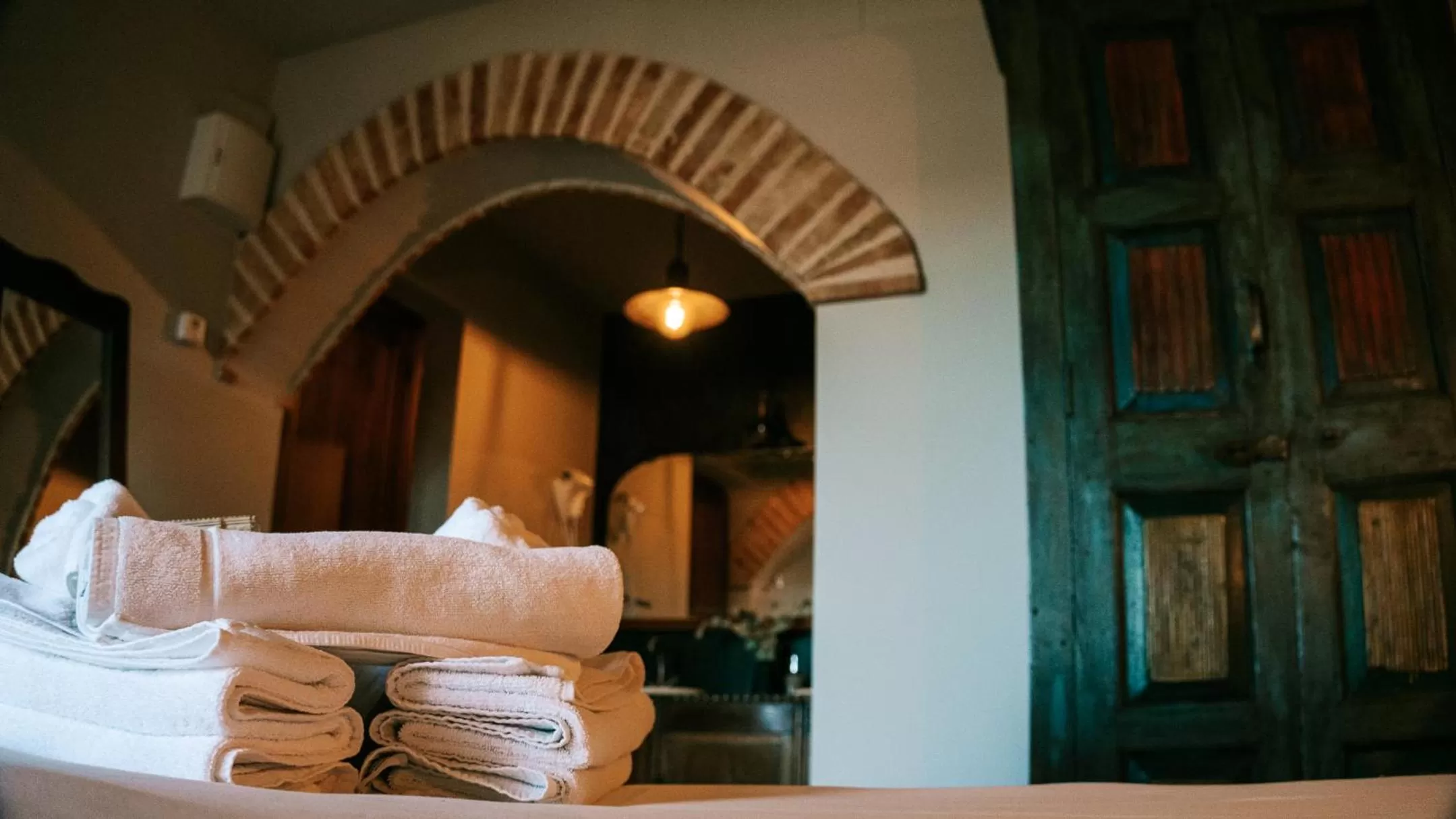 Bed in Hospedería Ballesteros