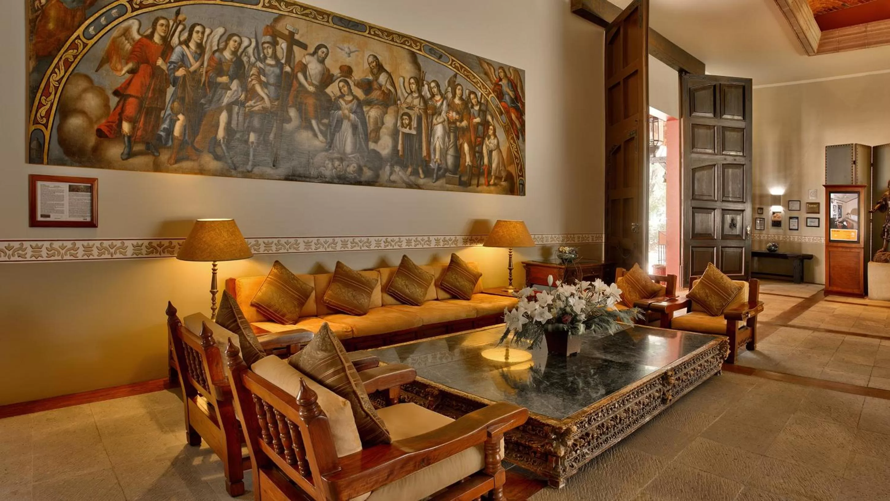 Lobby or reception in Hacienda Jurica by Brisas