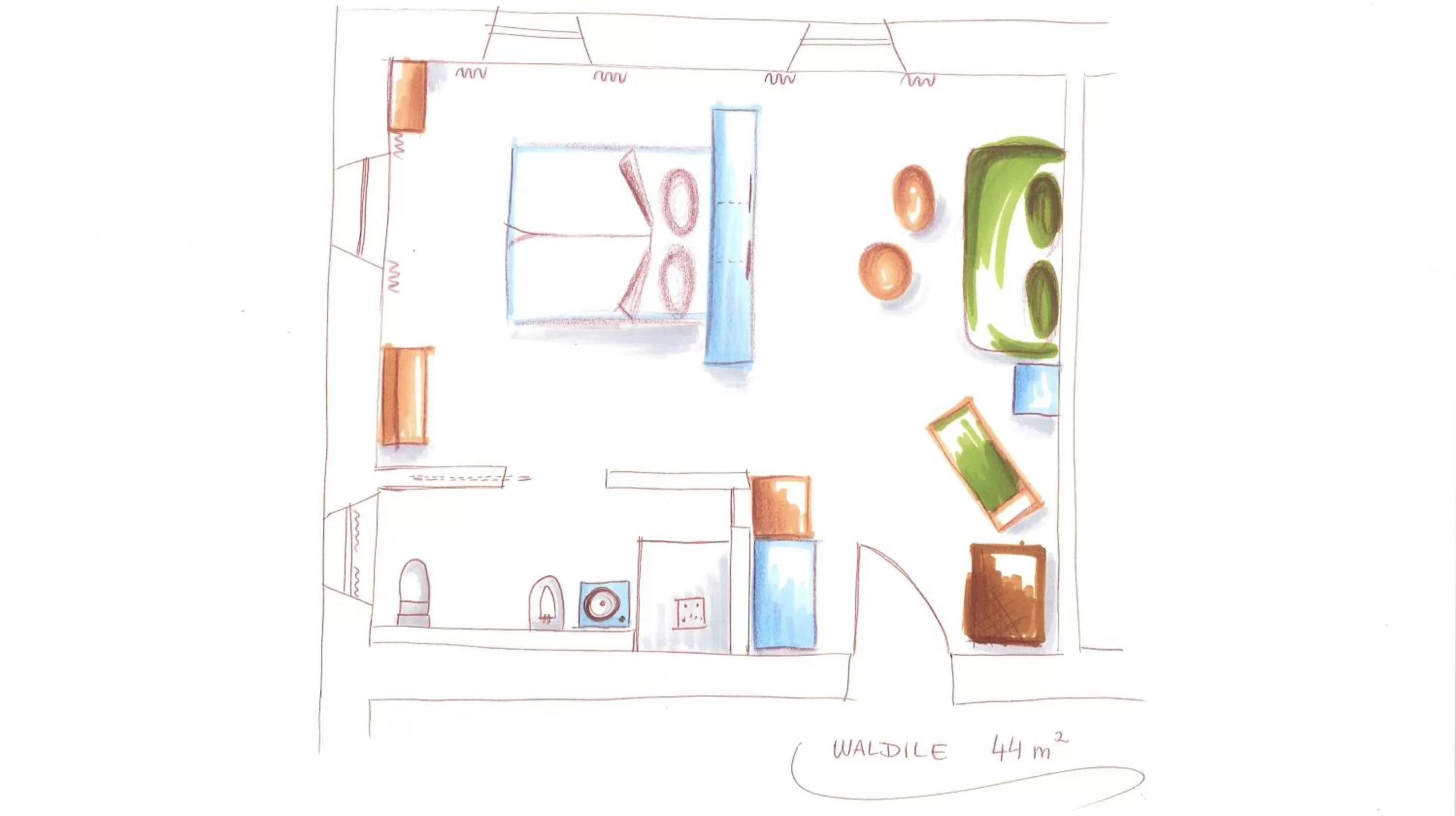 Floor plan in Niedermairhof
