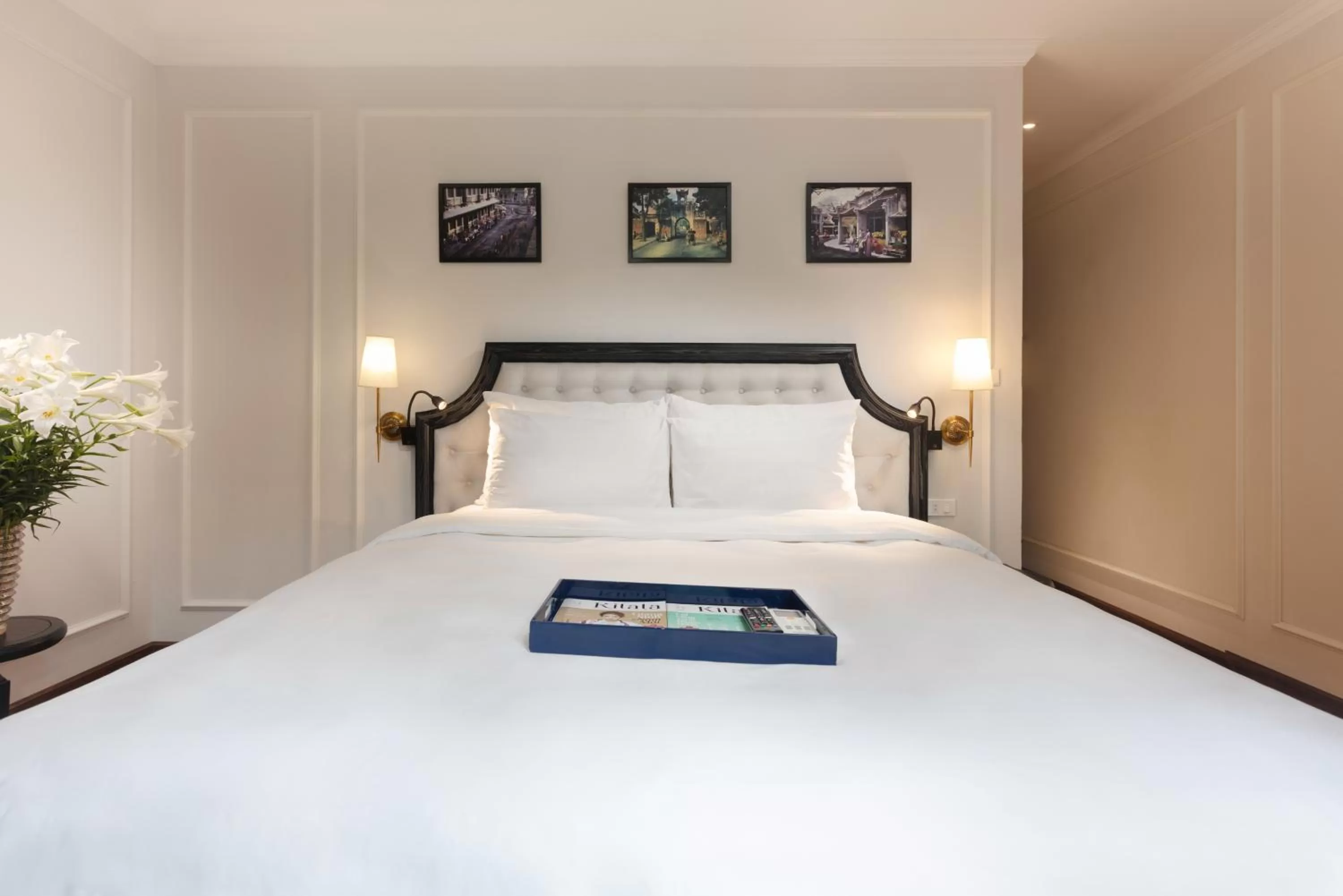 Bed in Hanoi Media Hotel & Spa