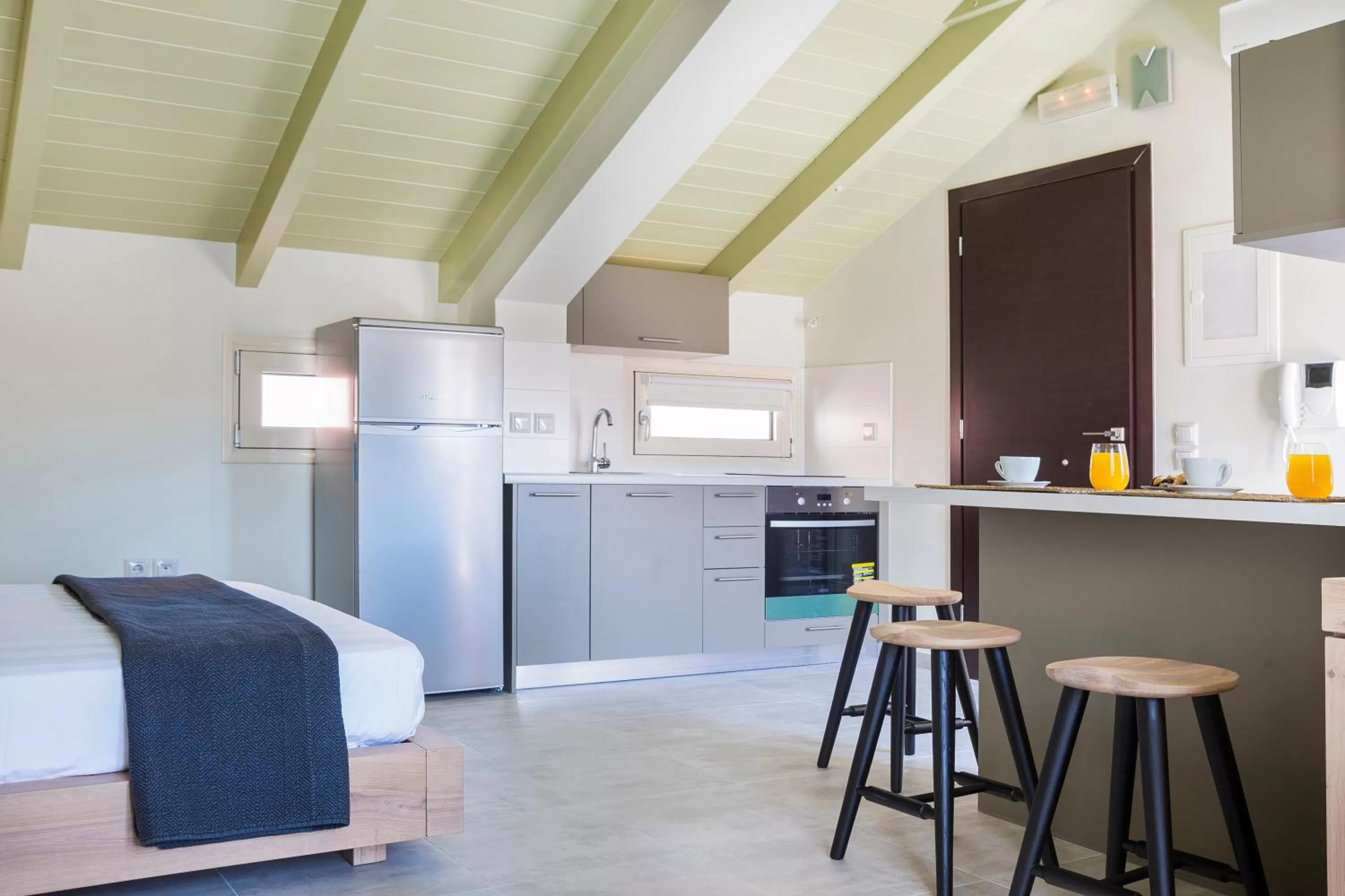 Kitchen or kitchenette in Argostoli Marina Suites