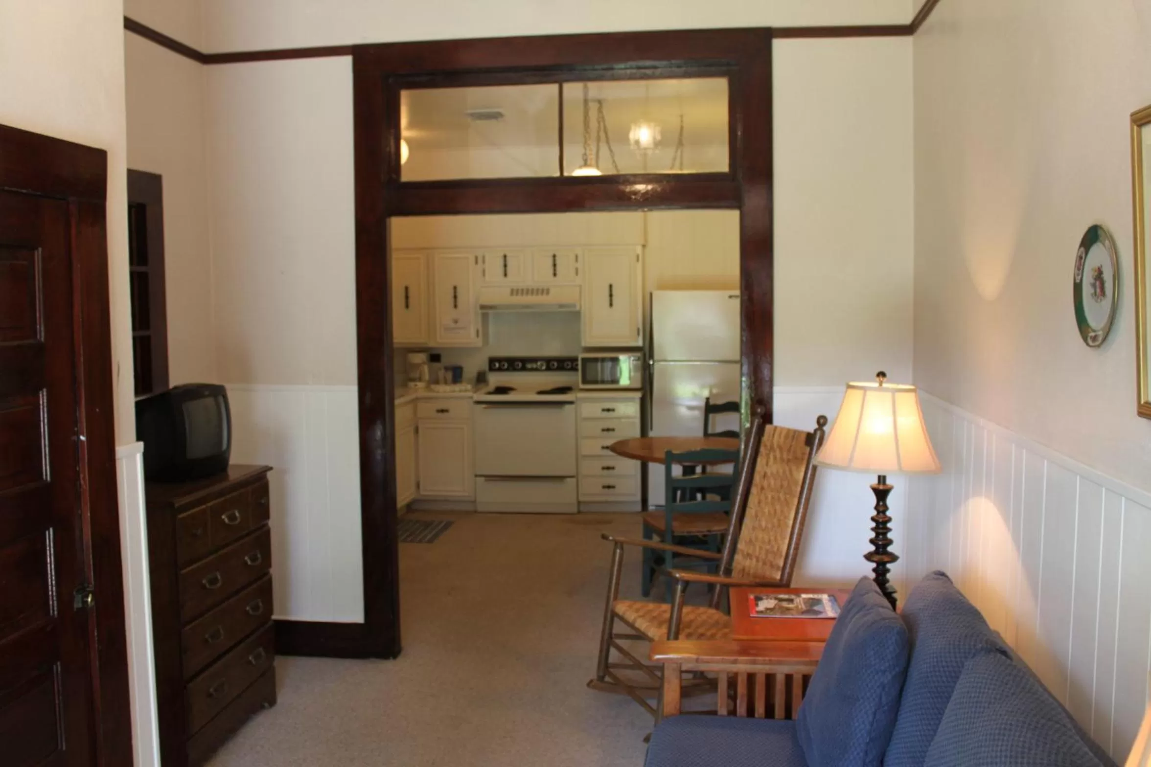 Kitchen or kitchenette in The Hotel Limpia