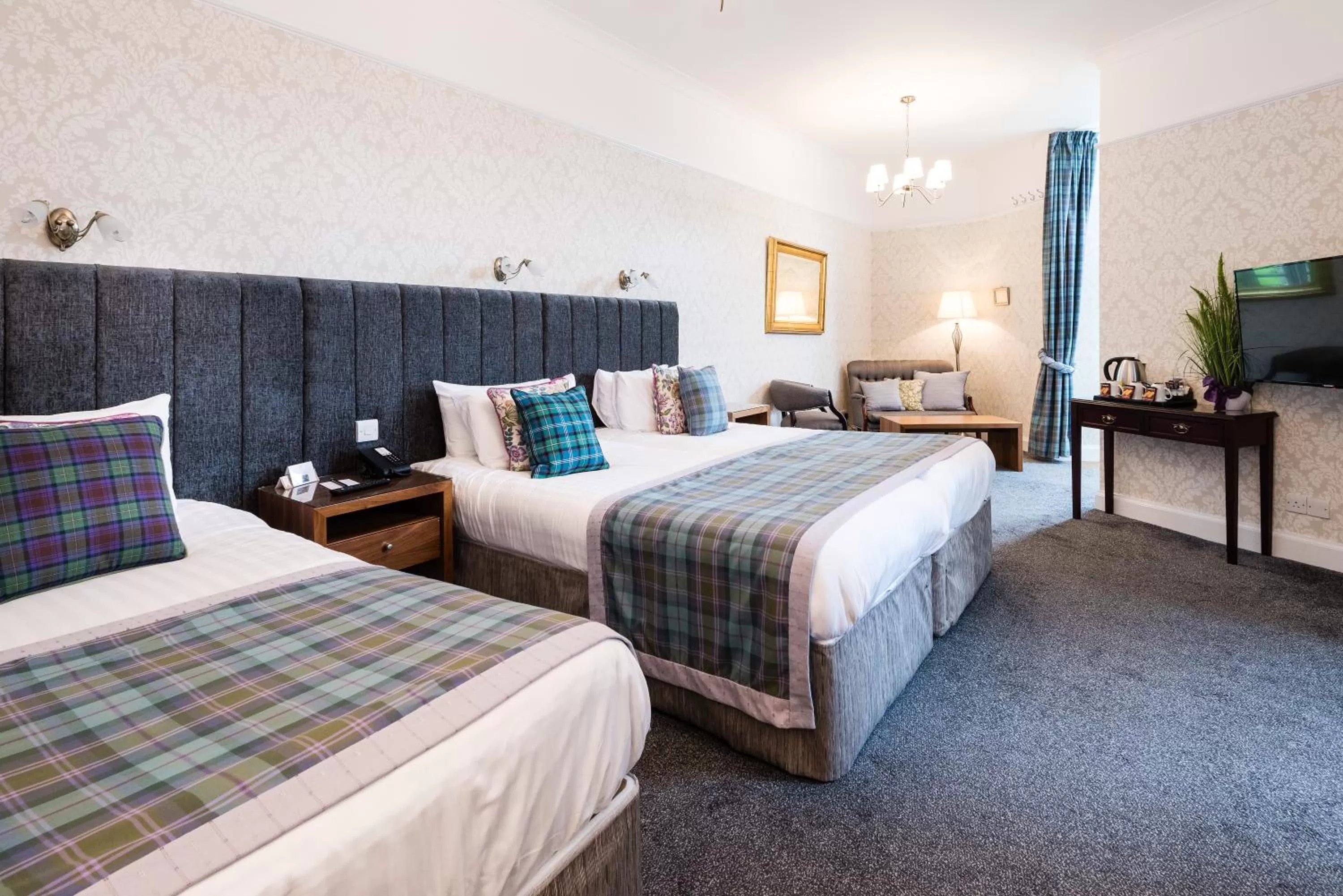 Bed in The Atholl Palace