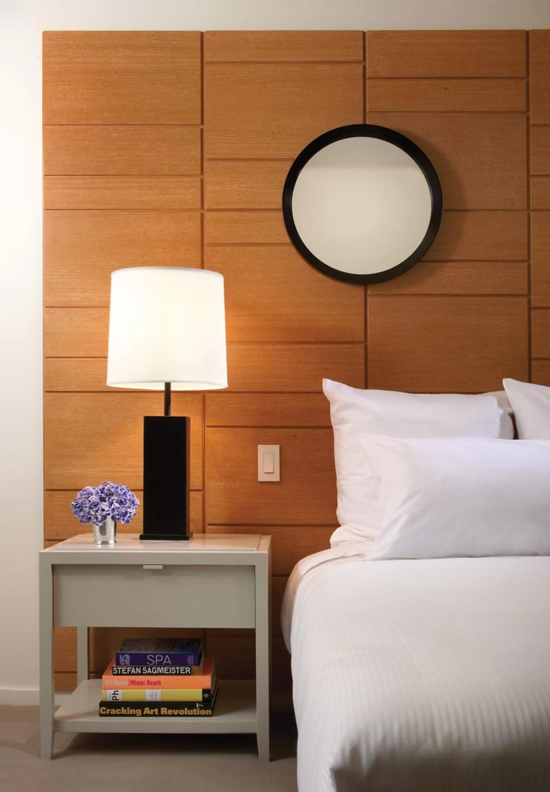 Bed in 21c Museum Hotel Cincinnati