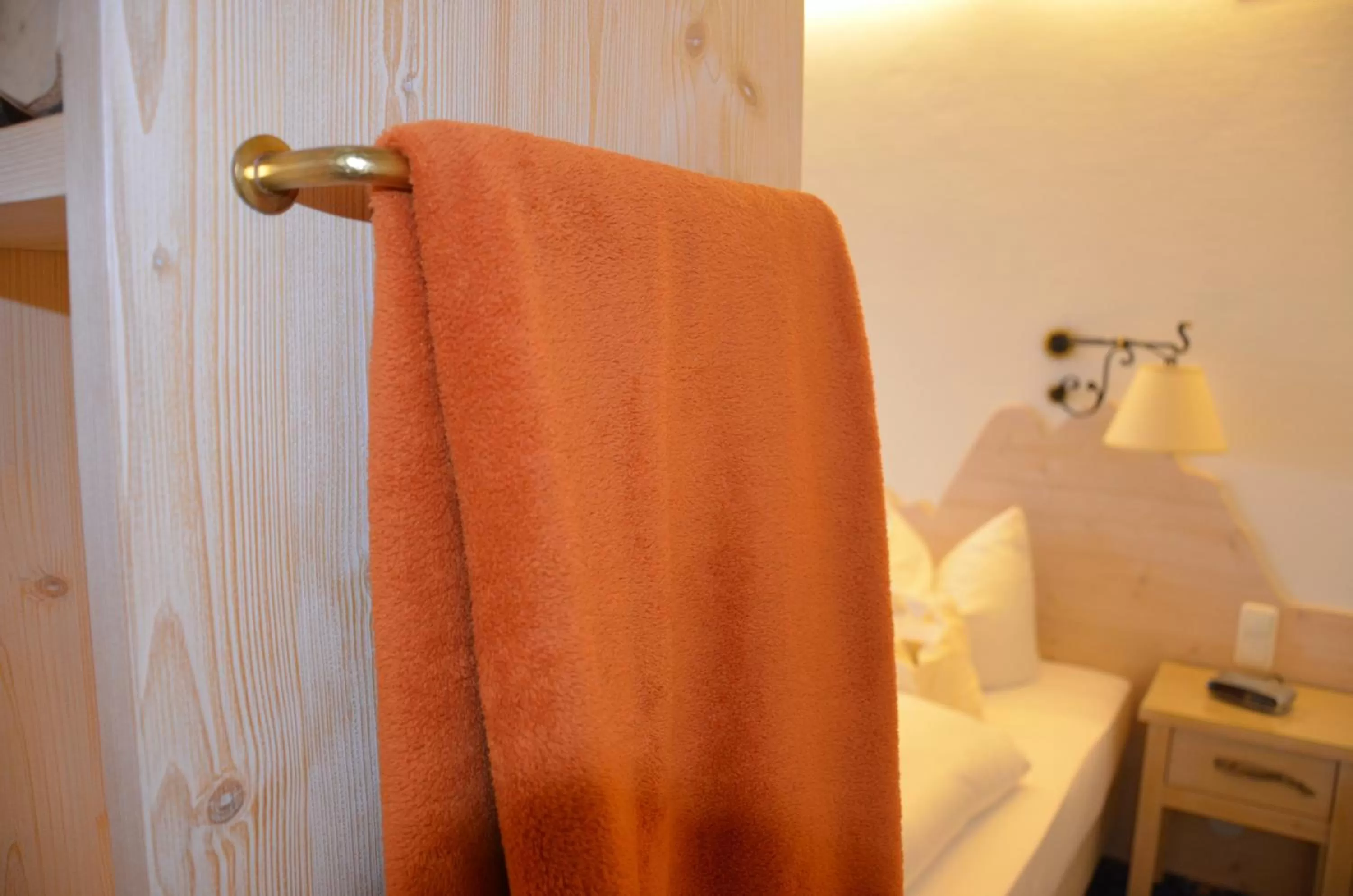 Bed in Hotel Rheinischer Hof