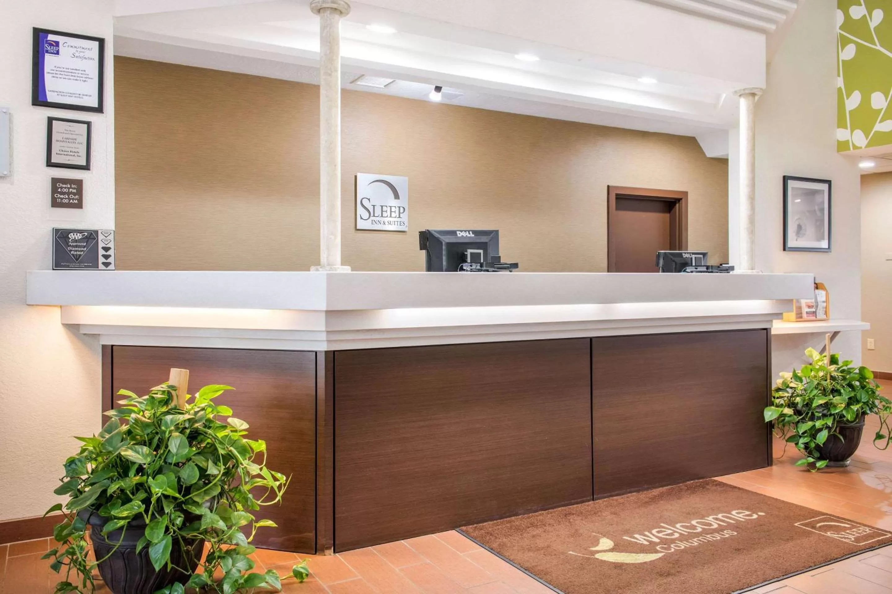 Lobby or reception in Sleep Inn & Suites Columbus South