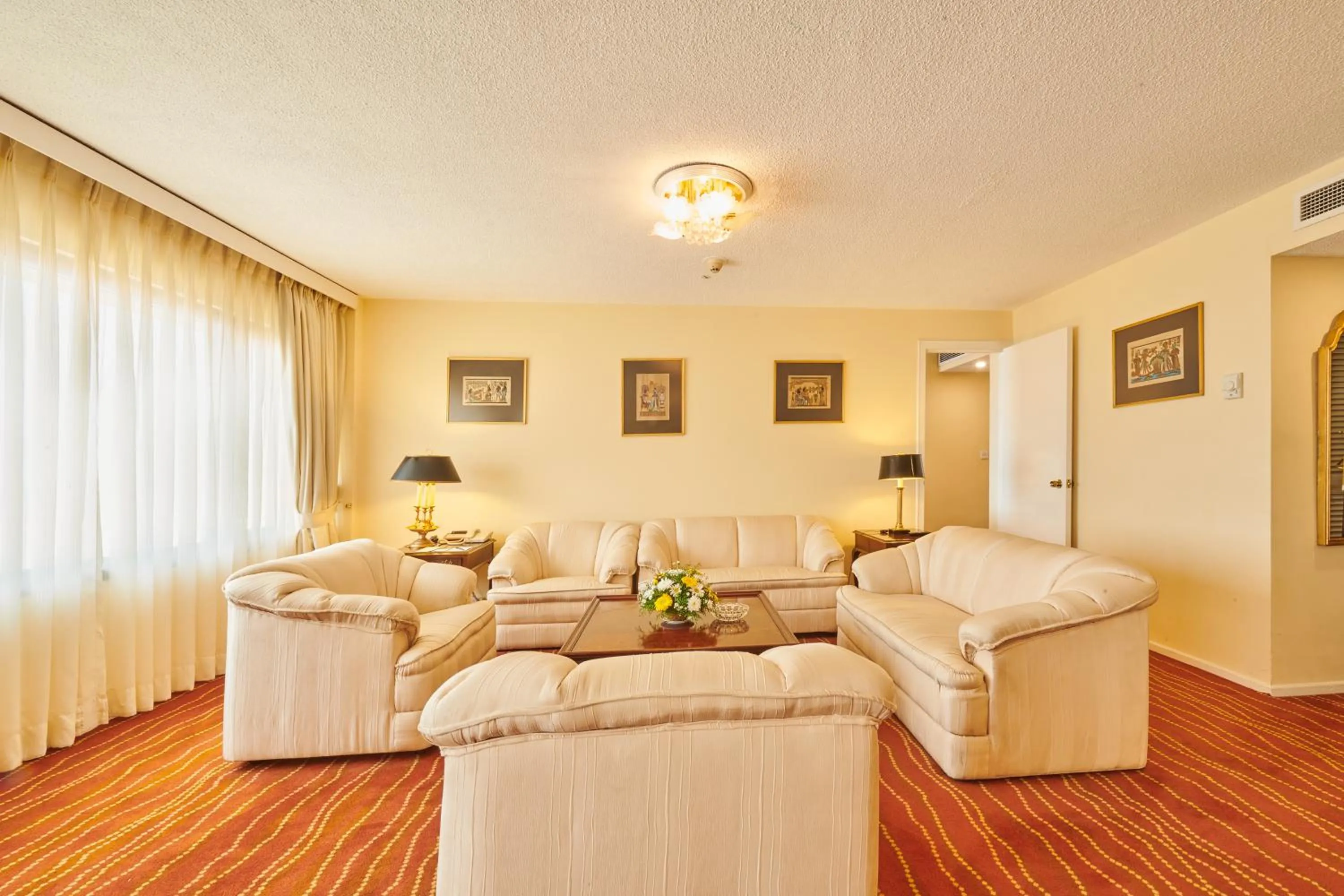 Living room in The Galadari Hotel