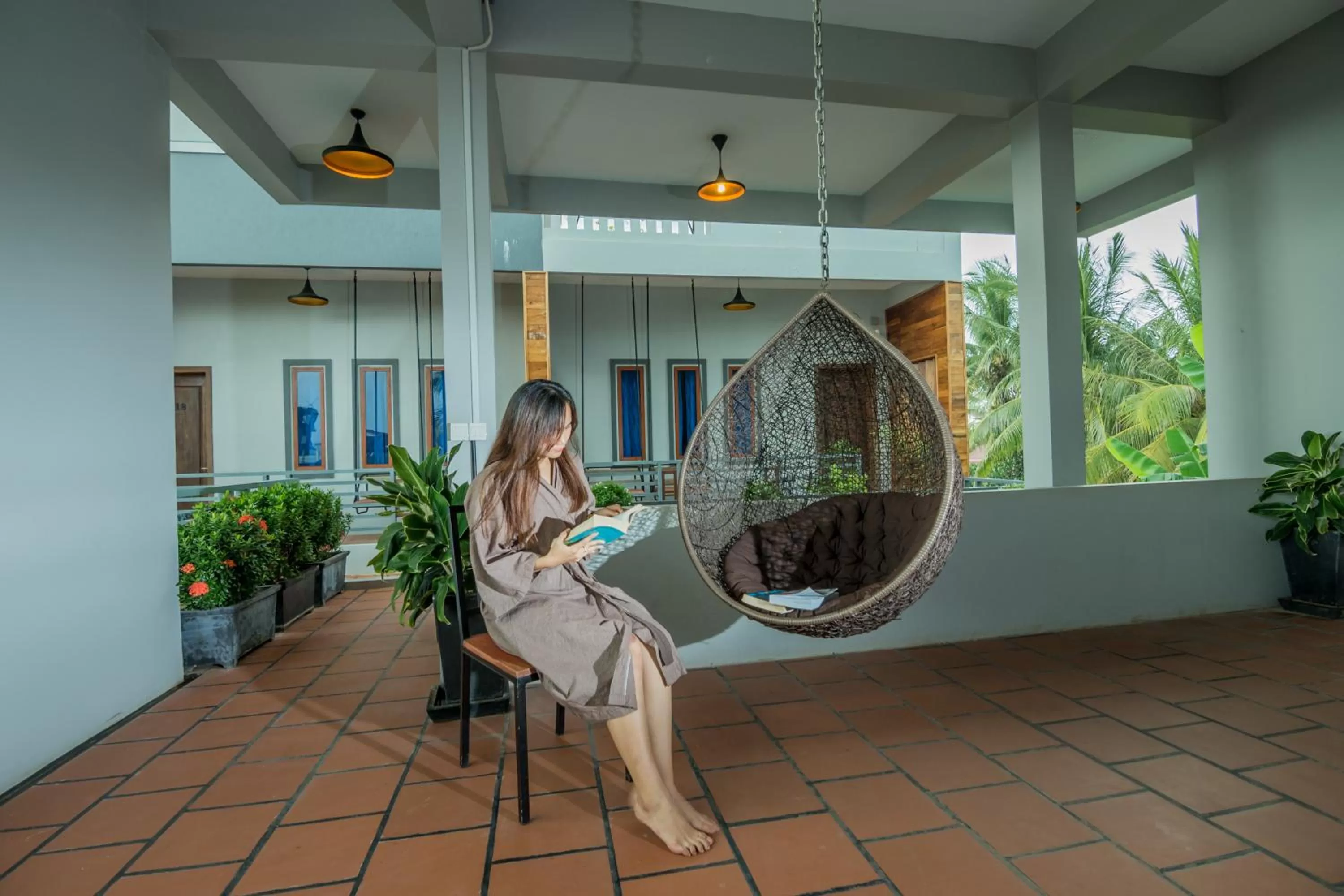 Balcony/Terrace in Indra Porak Residence Hotel