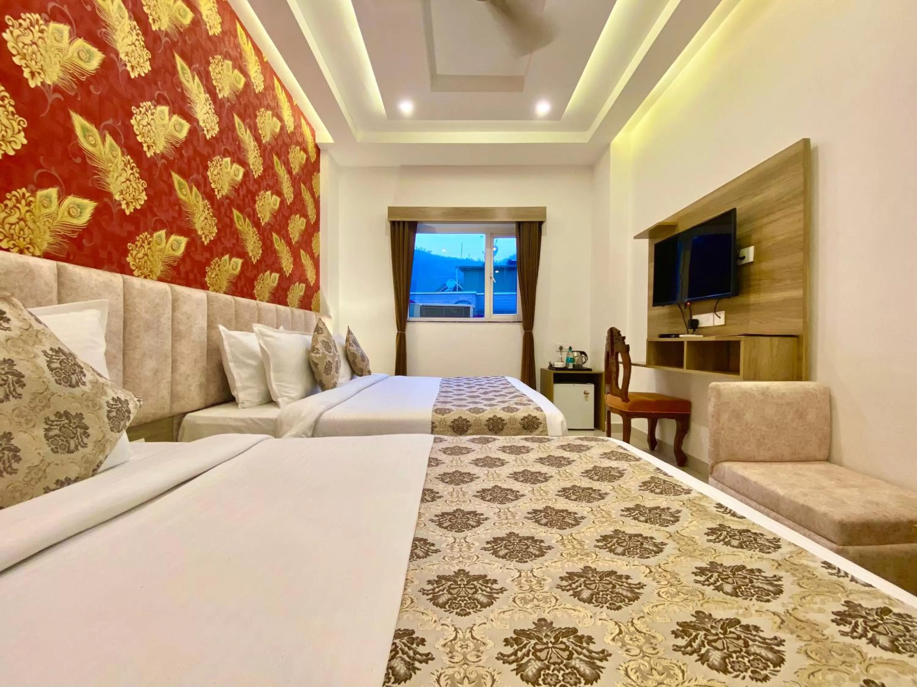 Bed in Arogyadham Wellness Retreat