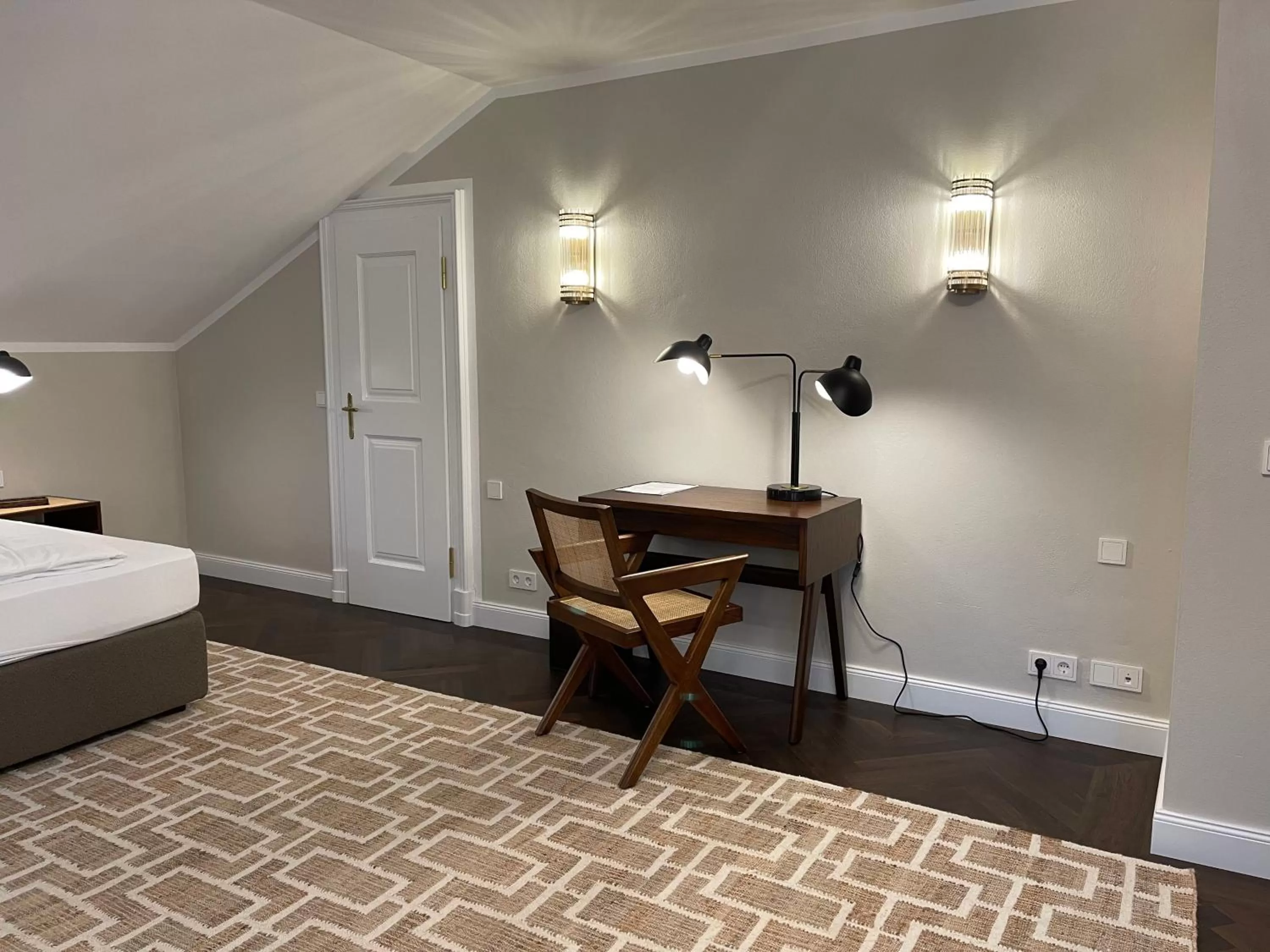 Seating area, Bed in Bio Design Boutique Landhaus St Georg