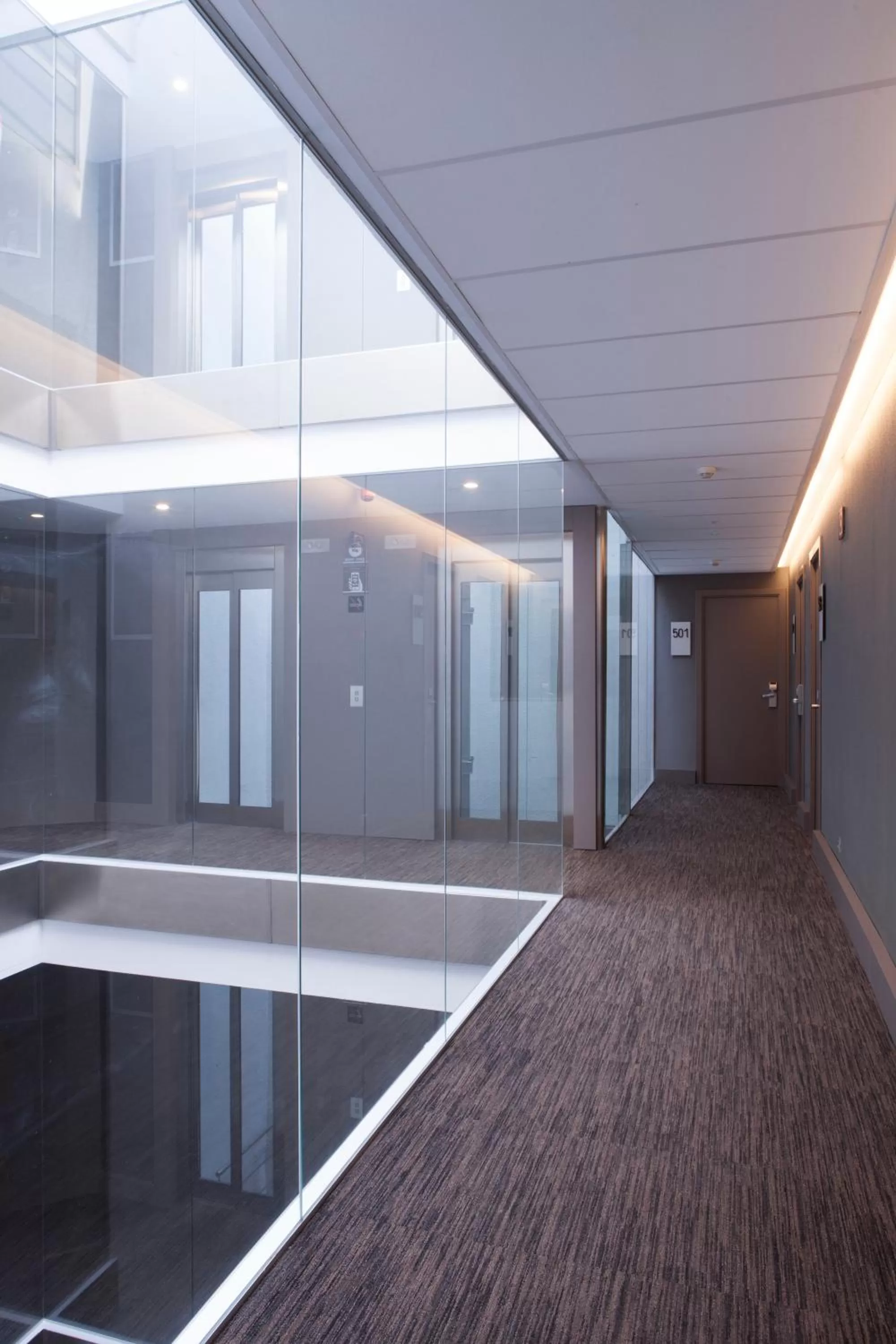 Decorative detail in Hotel America Barcelona