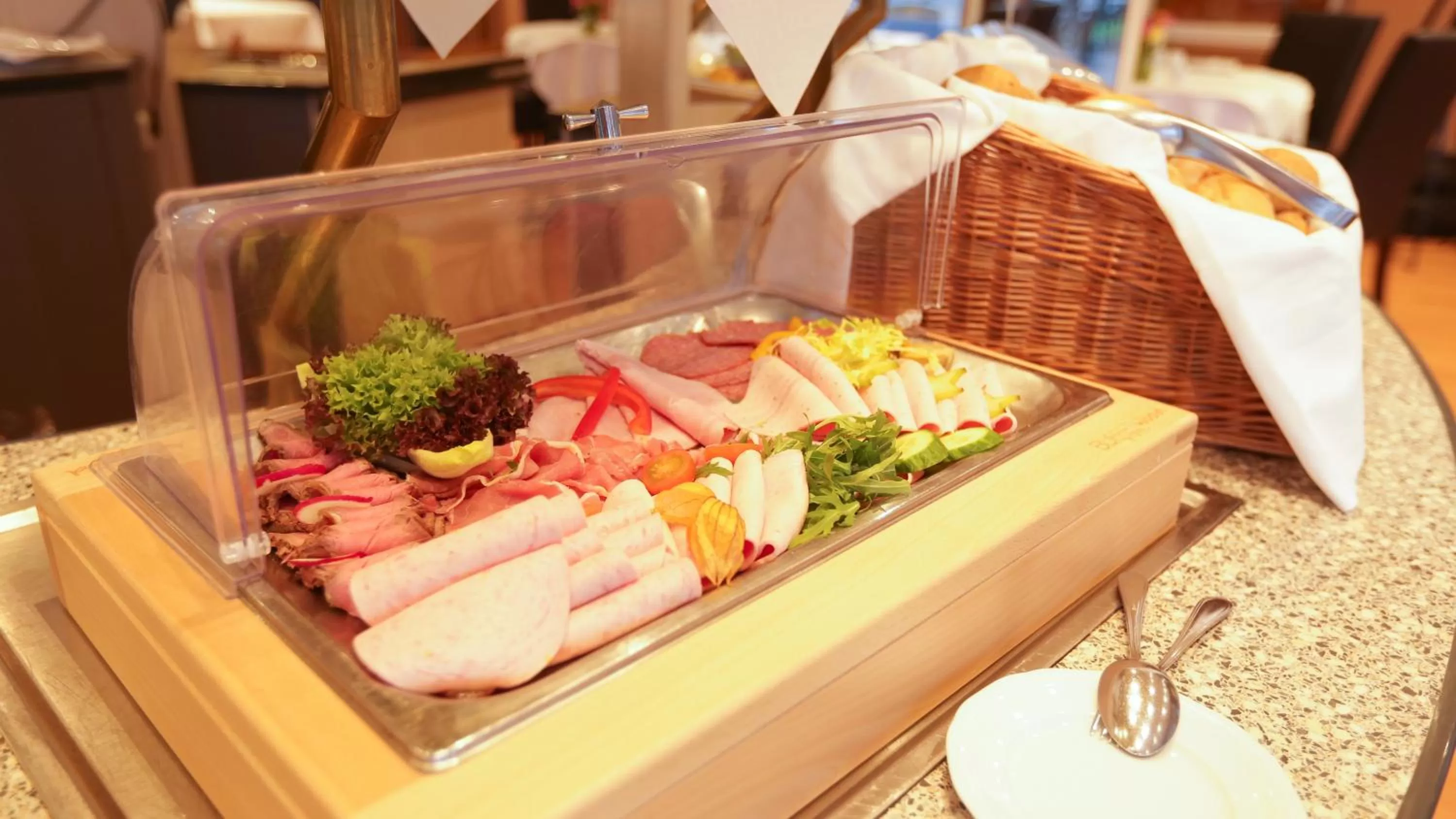 Buffet breakfast in Hotel Waldhalle