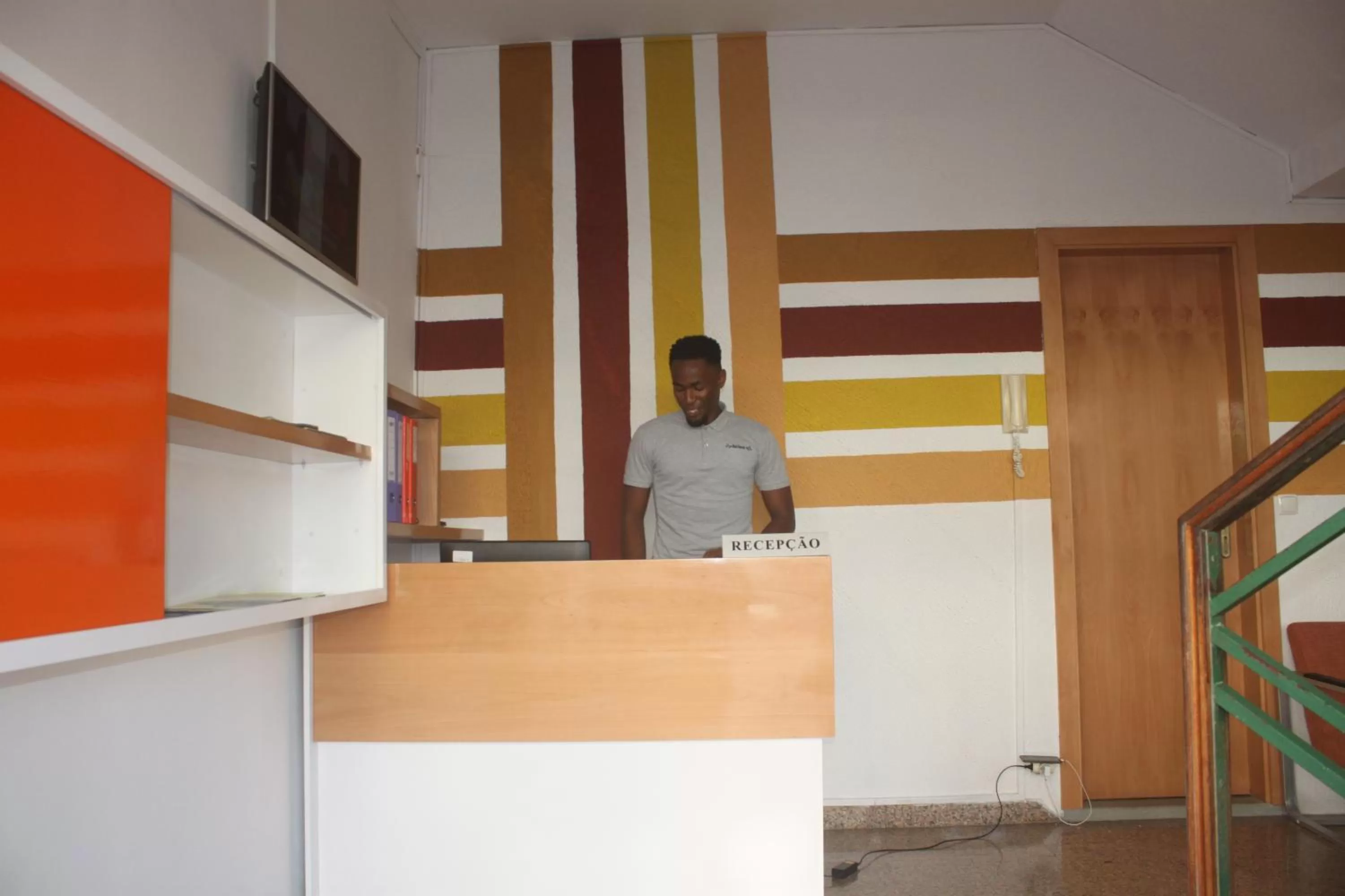 Lobby or reception in Hotel Avenida