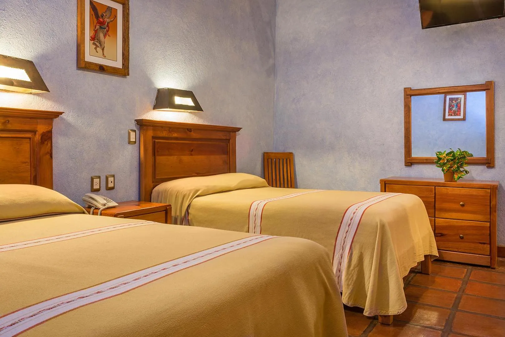 Photo of the whole room, Bed in Hotel Refugio del Angel