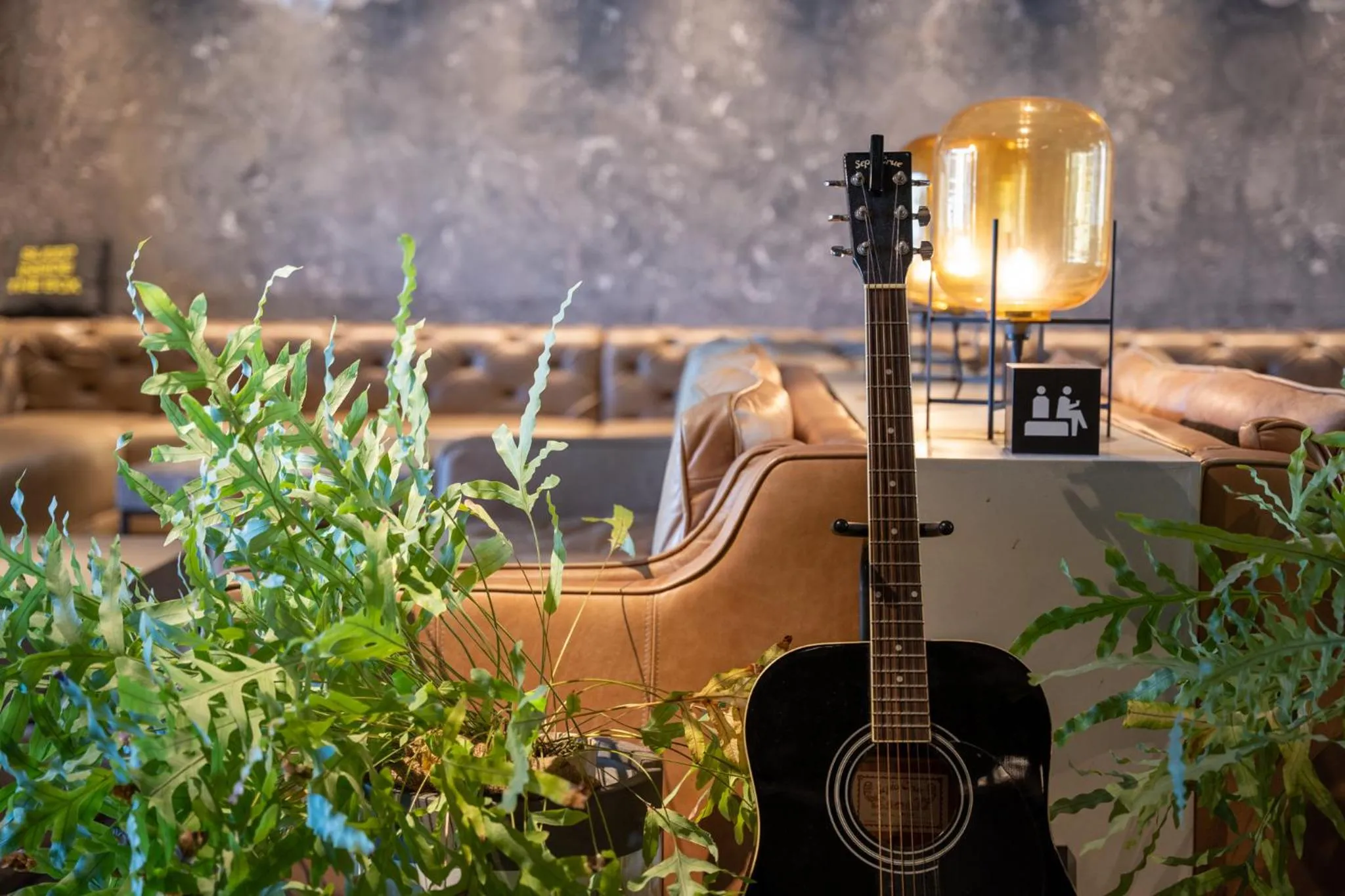 Communal lounge/ TV room in The Millennials Kyoto