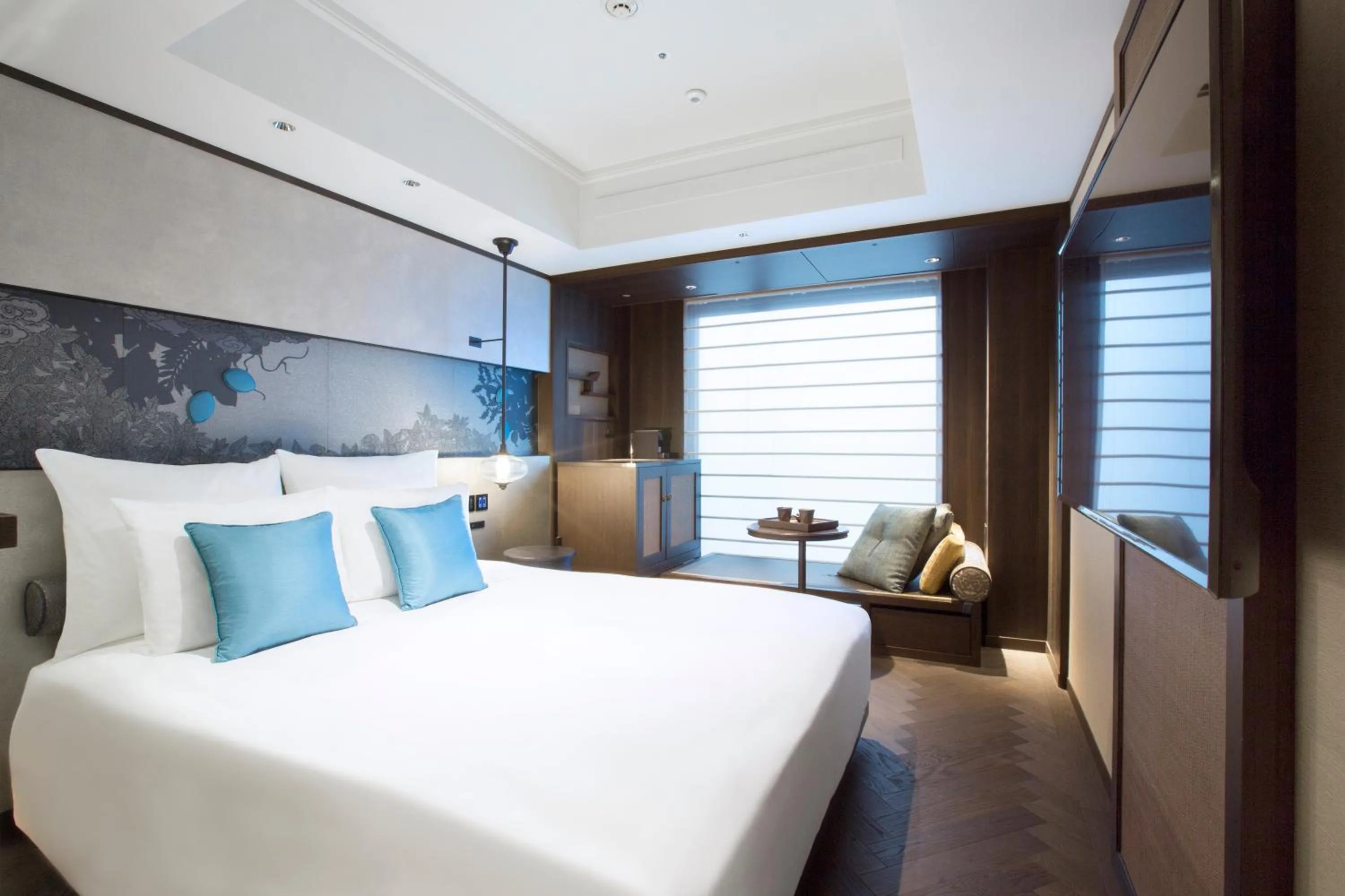 Photo of the whole room, Bed in Dhawa Yura Kyoto