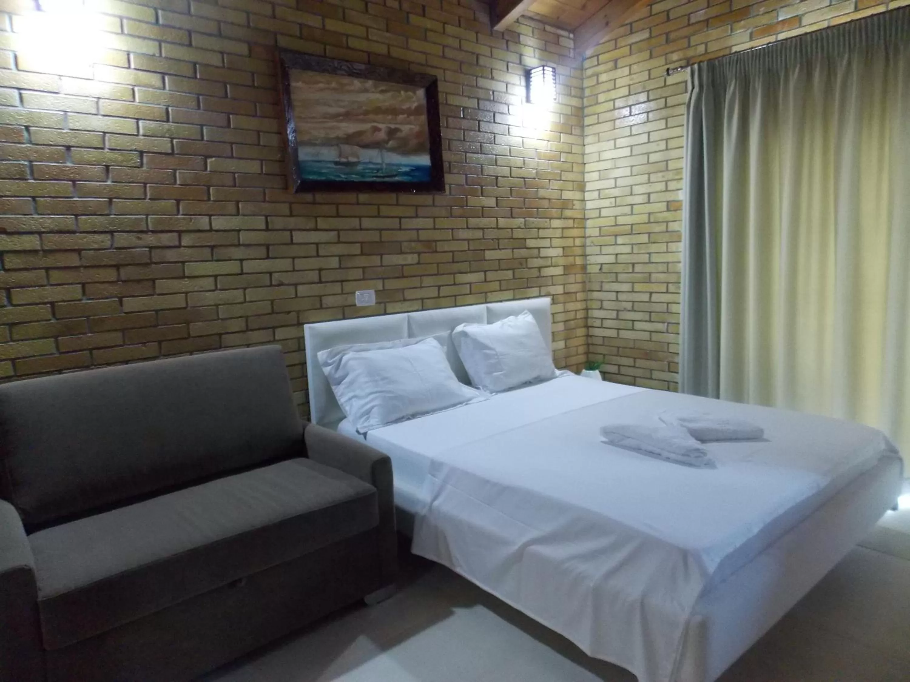 Bed in Hotel Piccolino