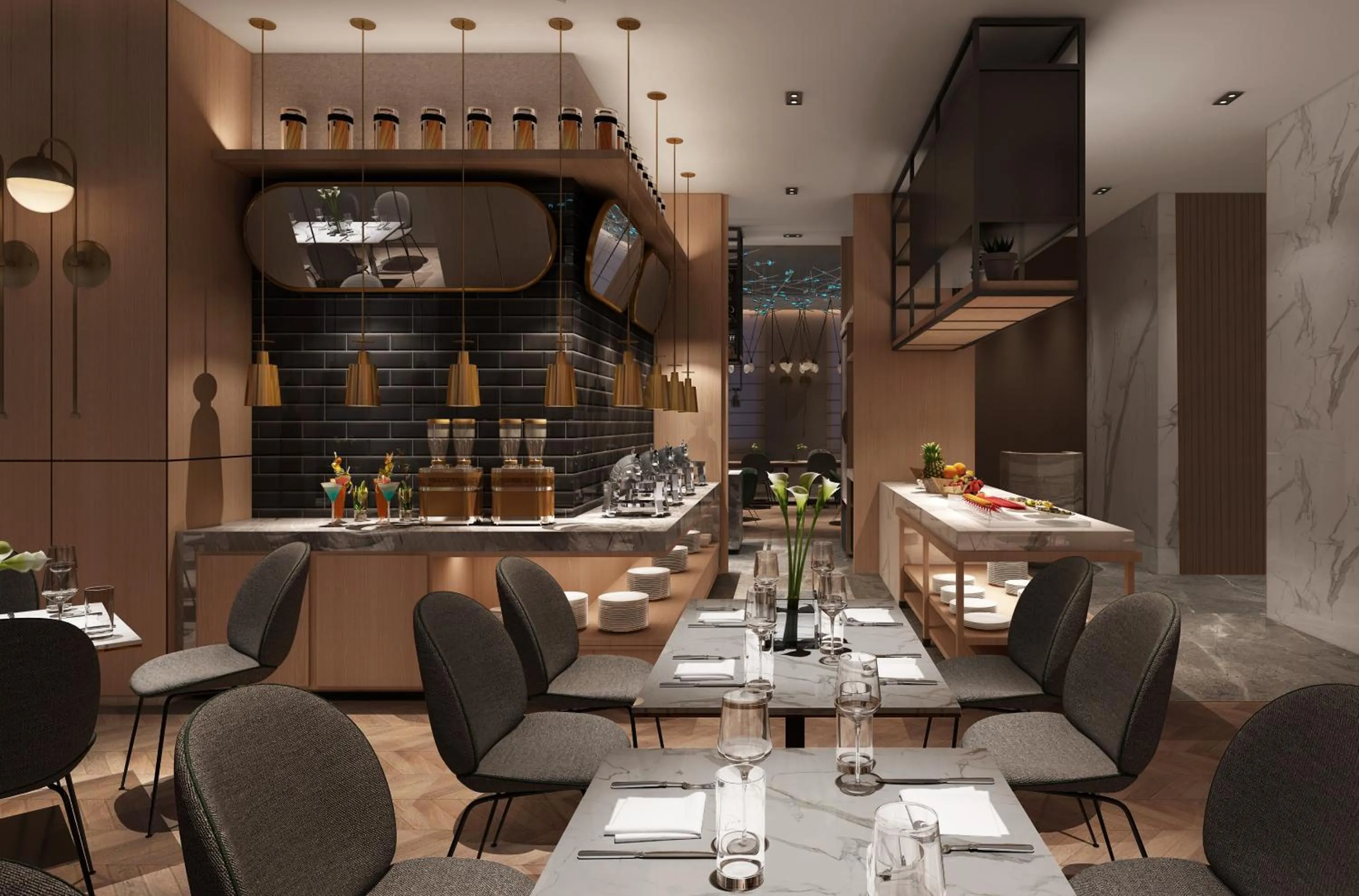 Restaurant/places to eat in Buddy Hotel-Free Shuttle to Canton Fair Complex during Canton Fair Period