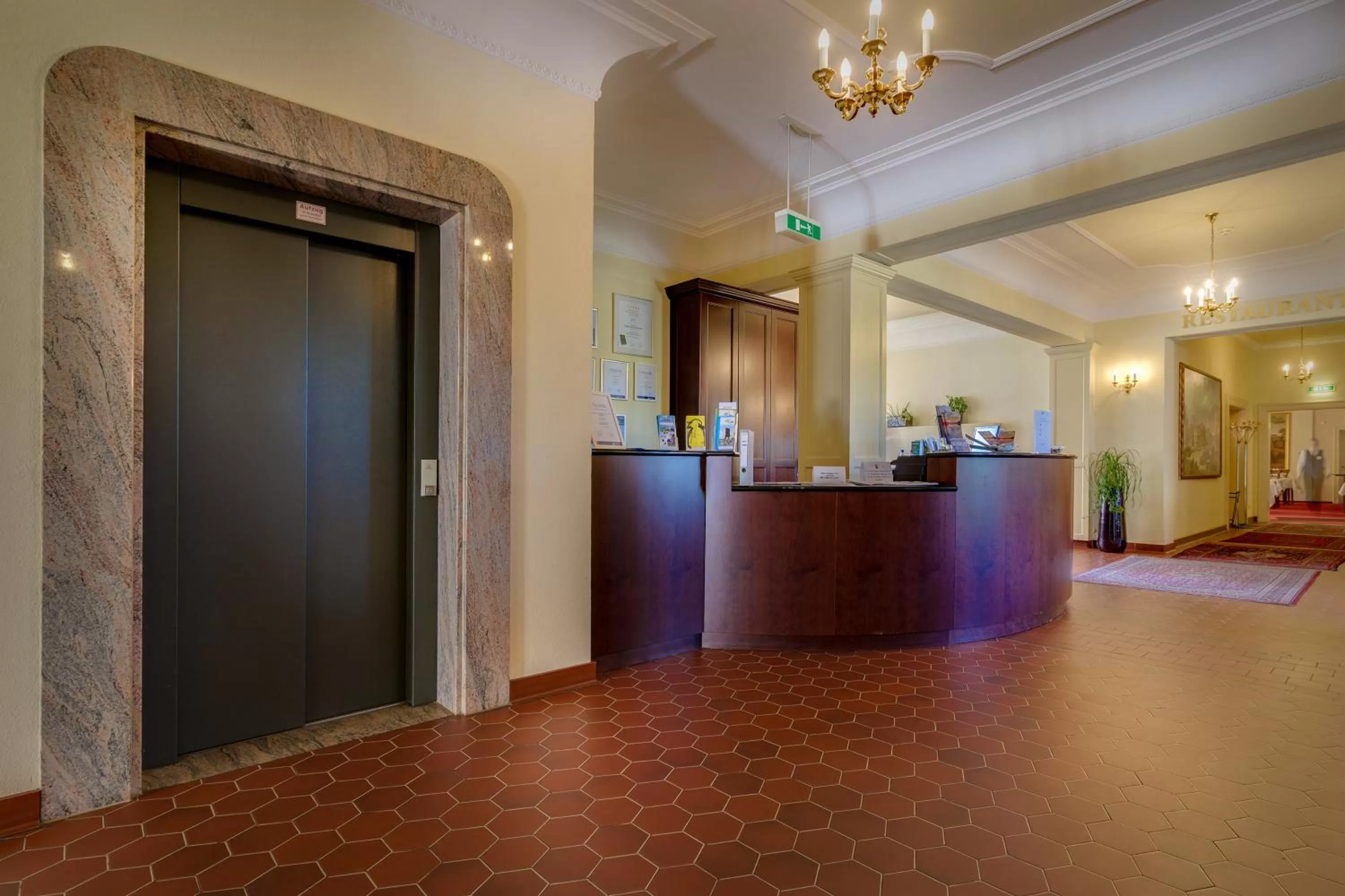 Lobby or reception in SeeHotel Großräschen