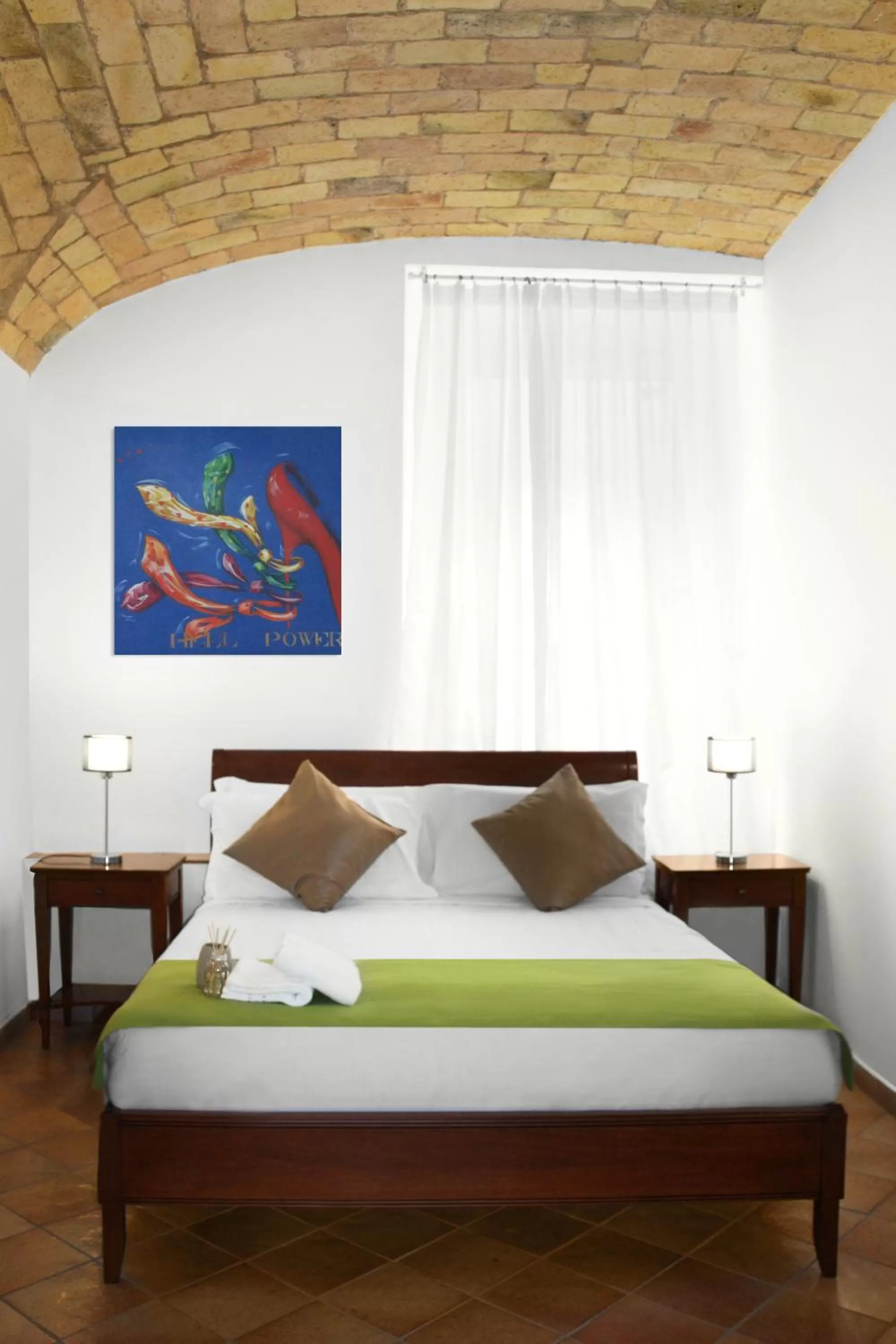 Bed in Roma Resort Colosseum