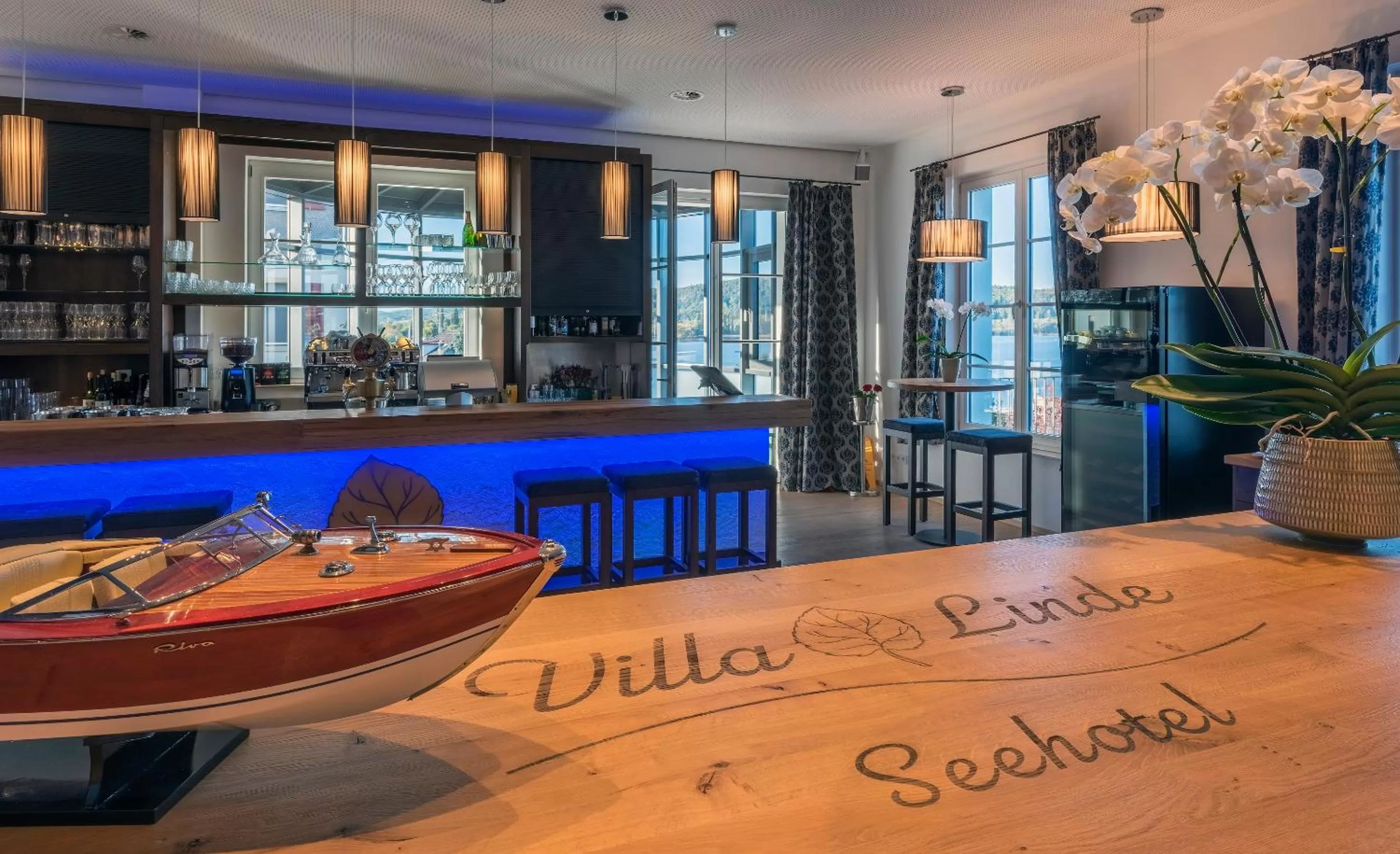 Restaurant/places to eat in Seehotel Villa Linde