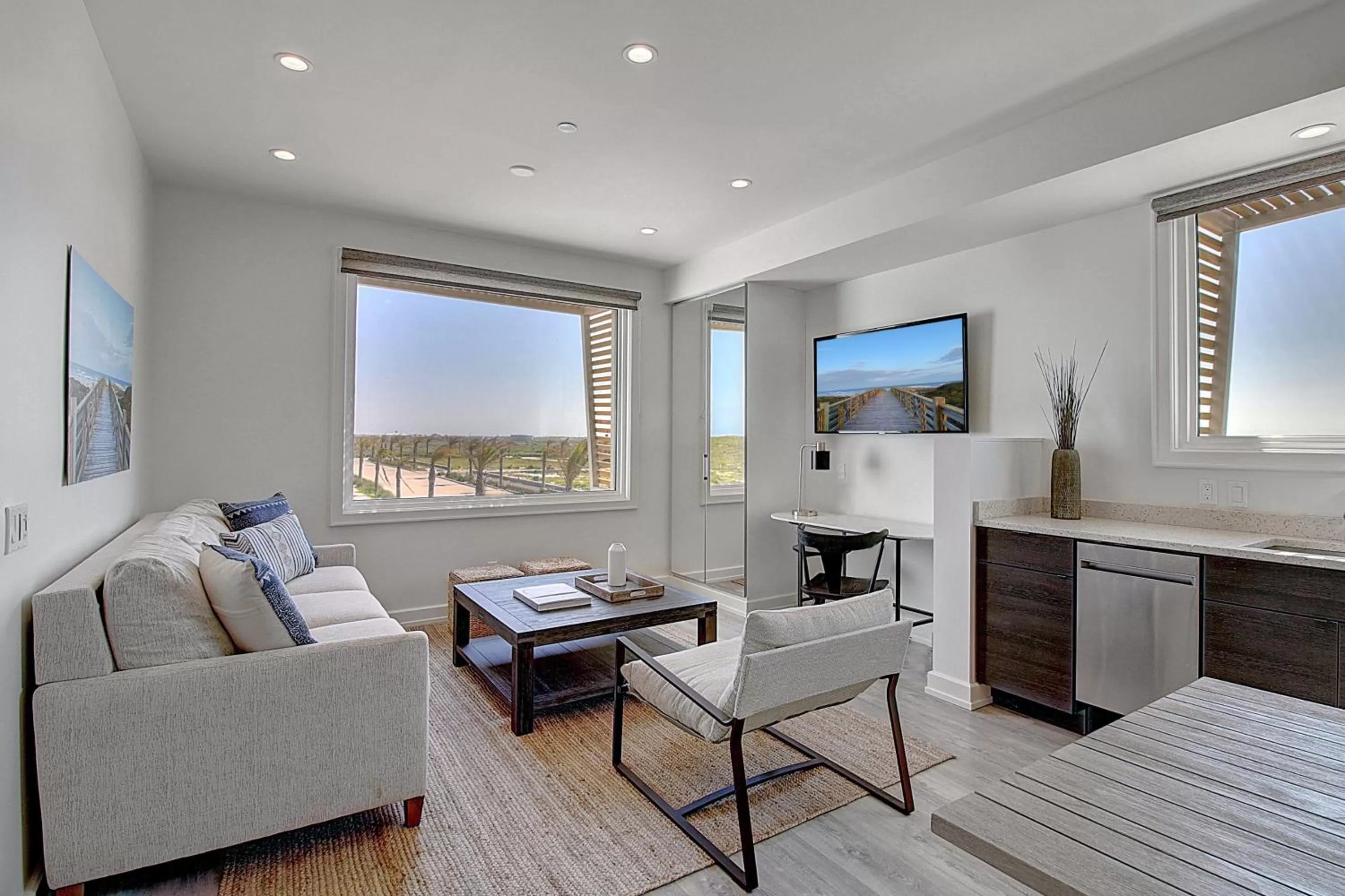 Living room in Lively Beach