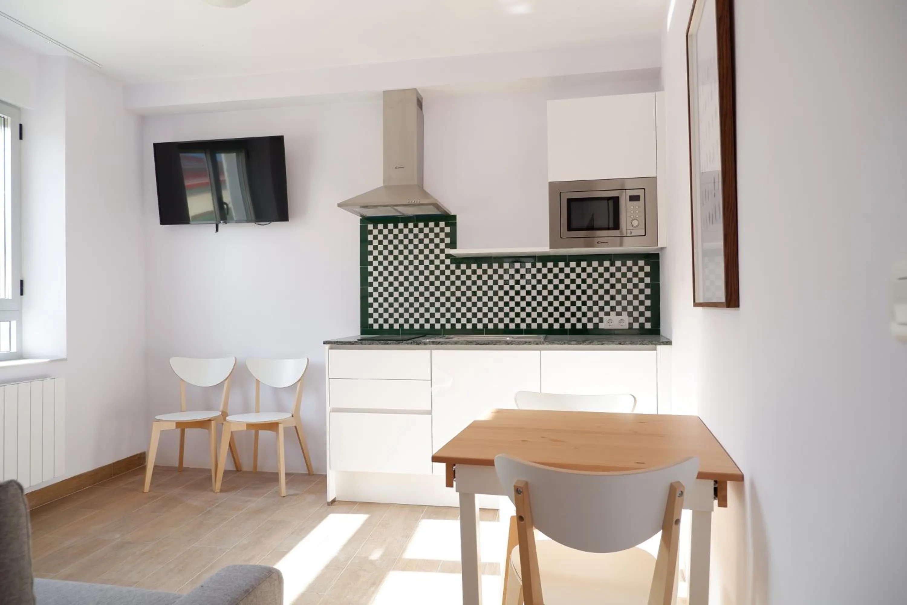 Kitchen or kitchenette in Hotel Andalucia