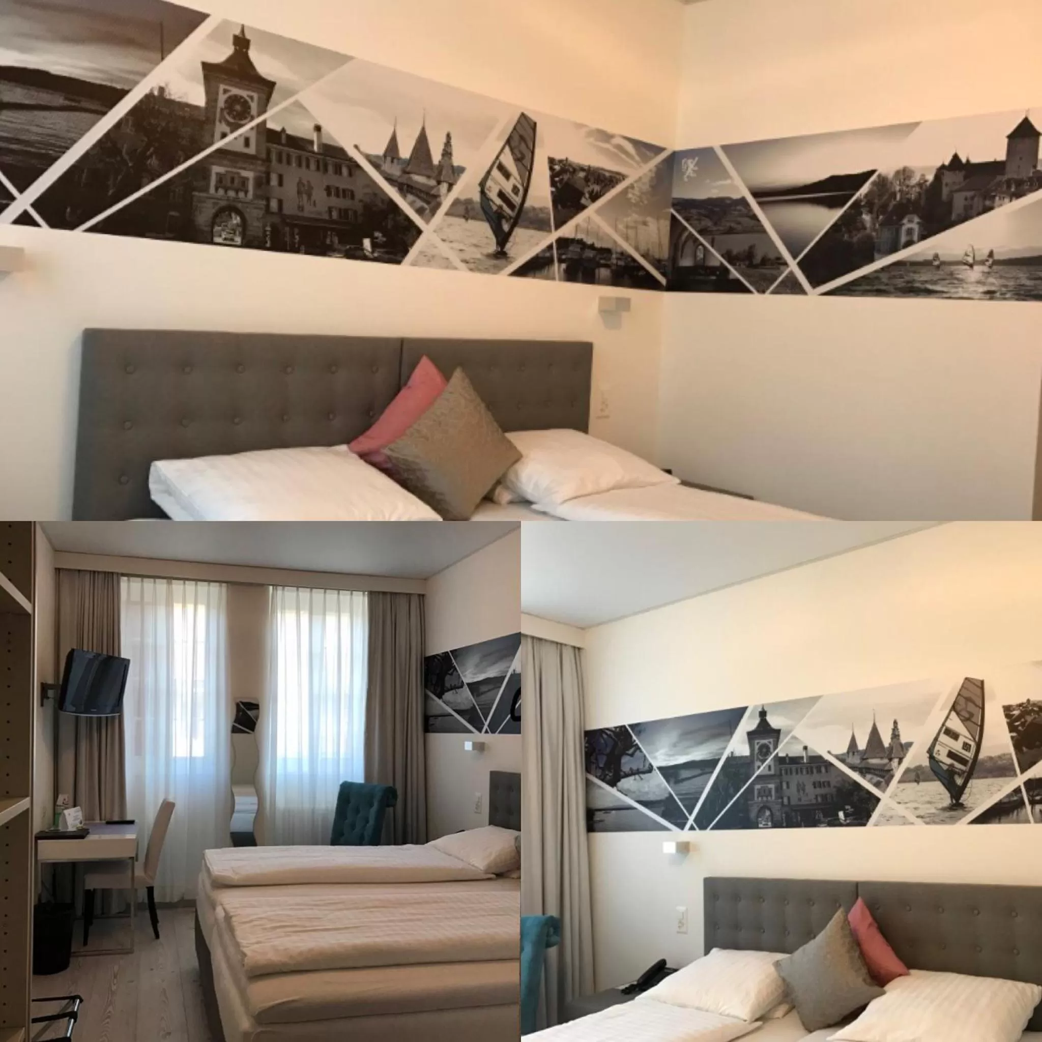 Photo of the whole room, Bed in Hotel Murtenhof & Krone