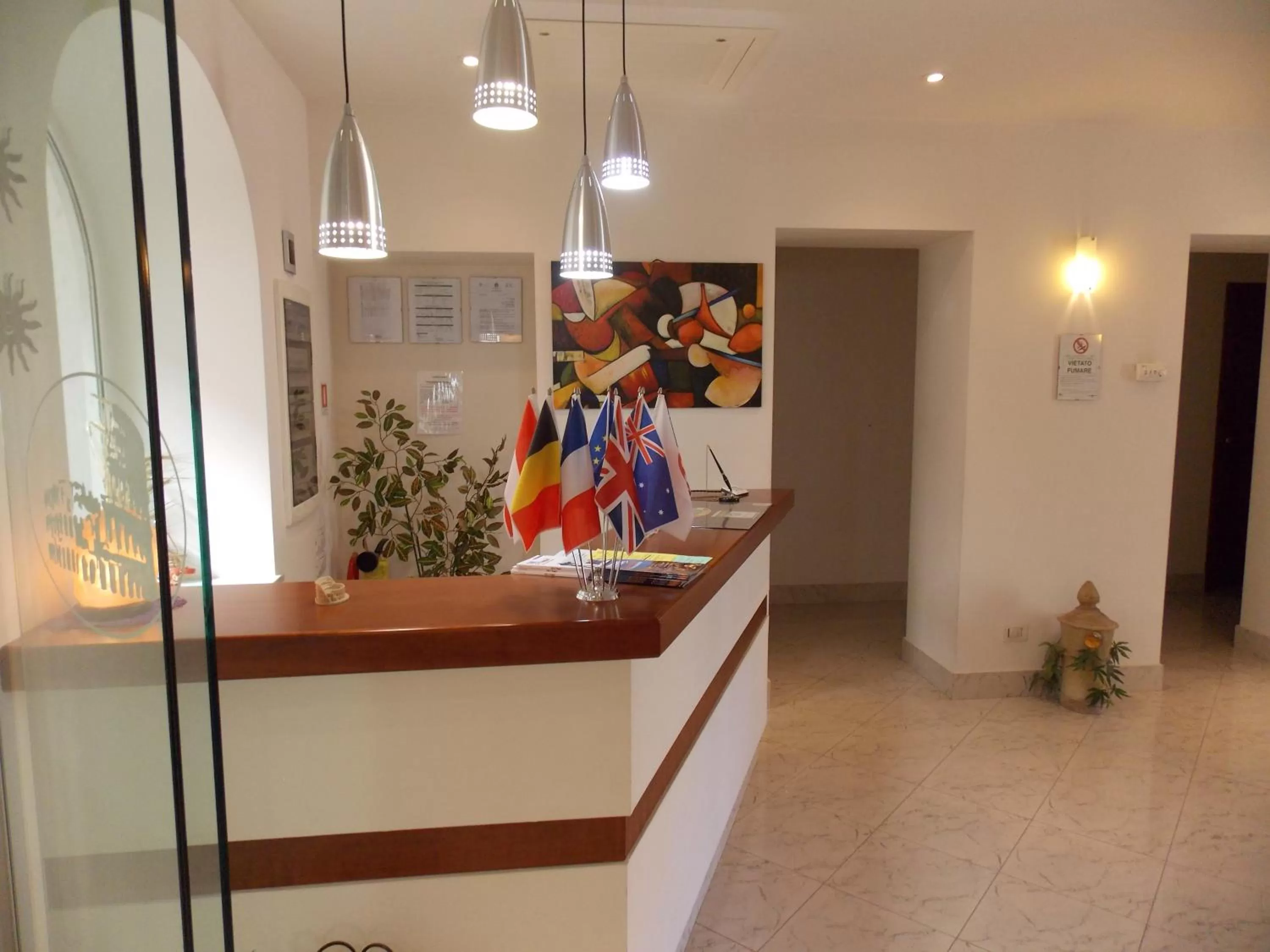 Lobby or reception in Albergo Roma