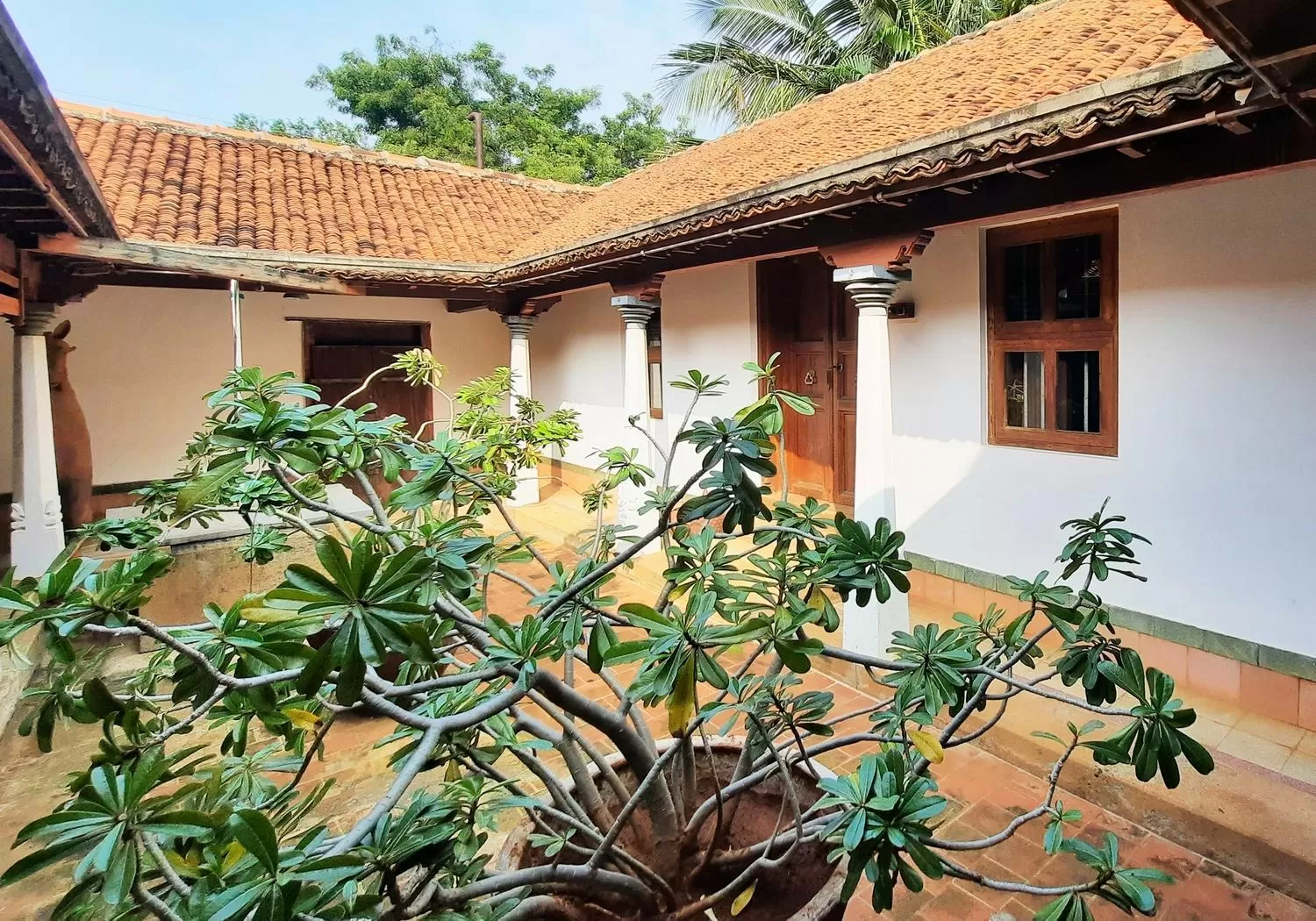 Patio in Saratha Vilas Chettinad