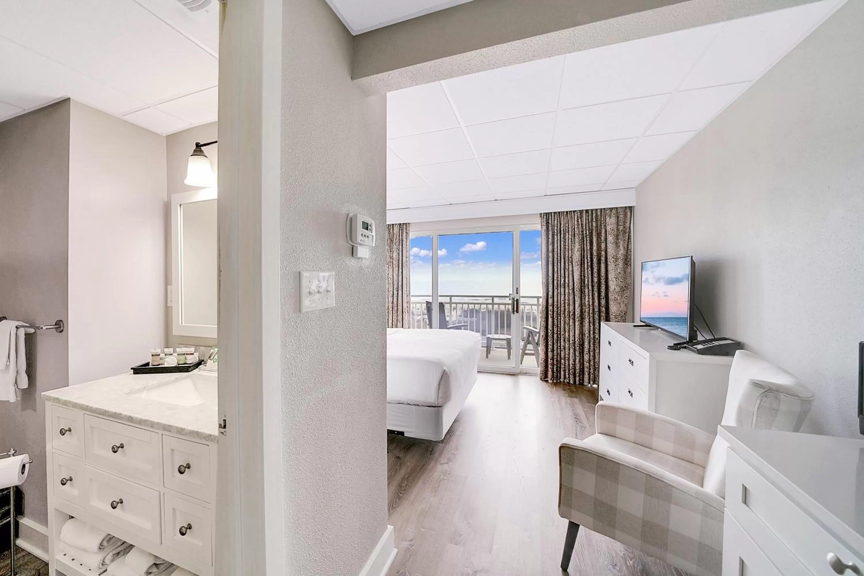 Bed in Montreal Beach Resort