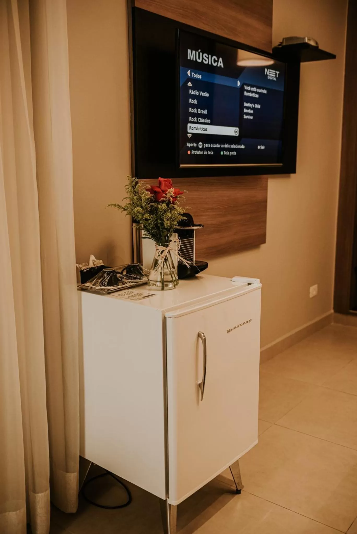 Kitchen or kitchenette in Occitano Apart Hotel