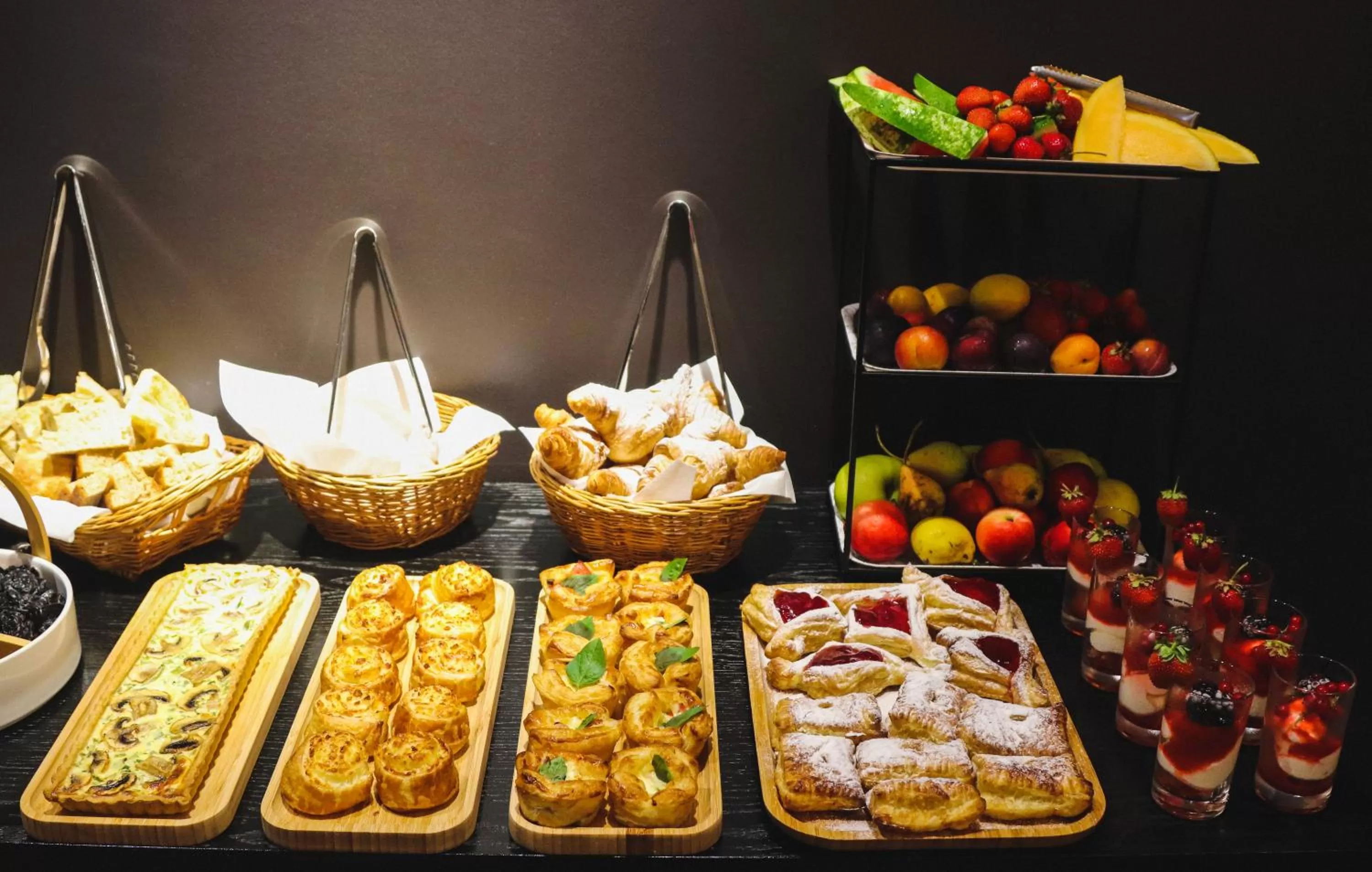 Buffet breakfast in Borjomi Bridge Hotel