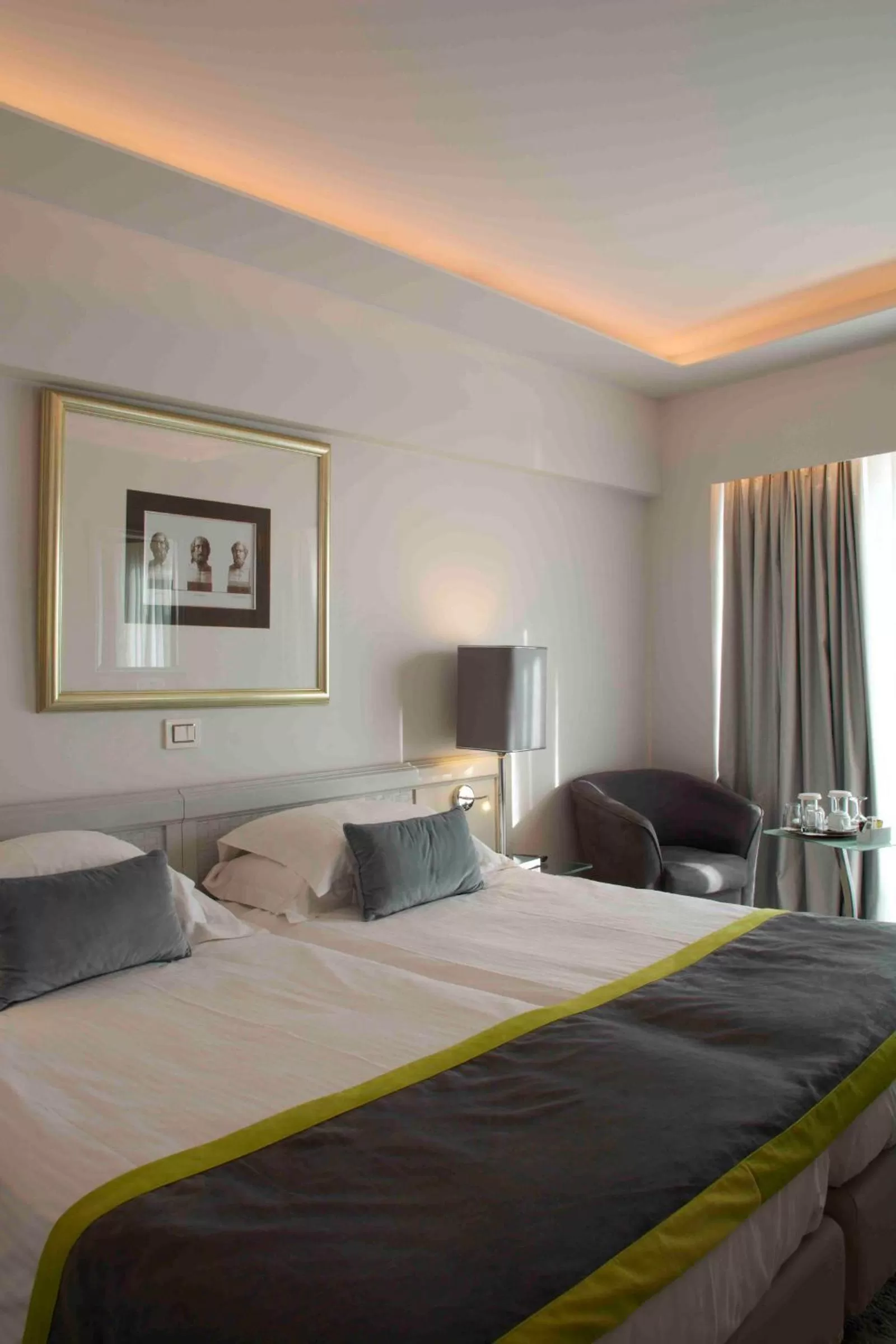 Bed in St George Lycabettus Lifestyle Hotel