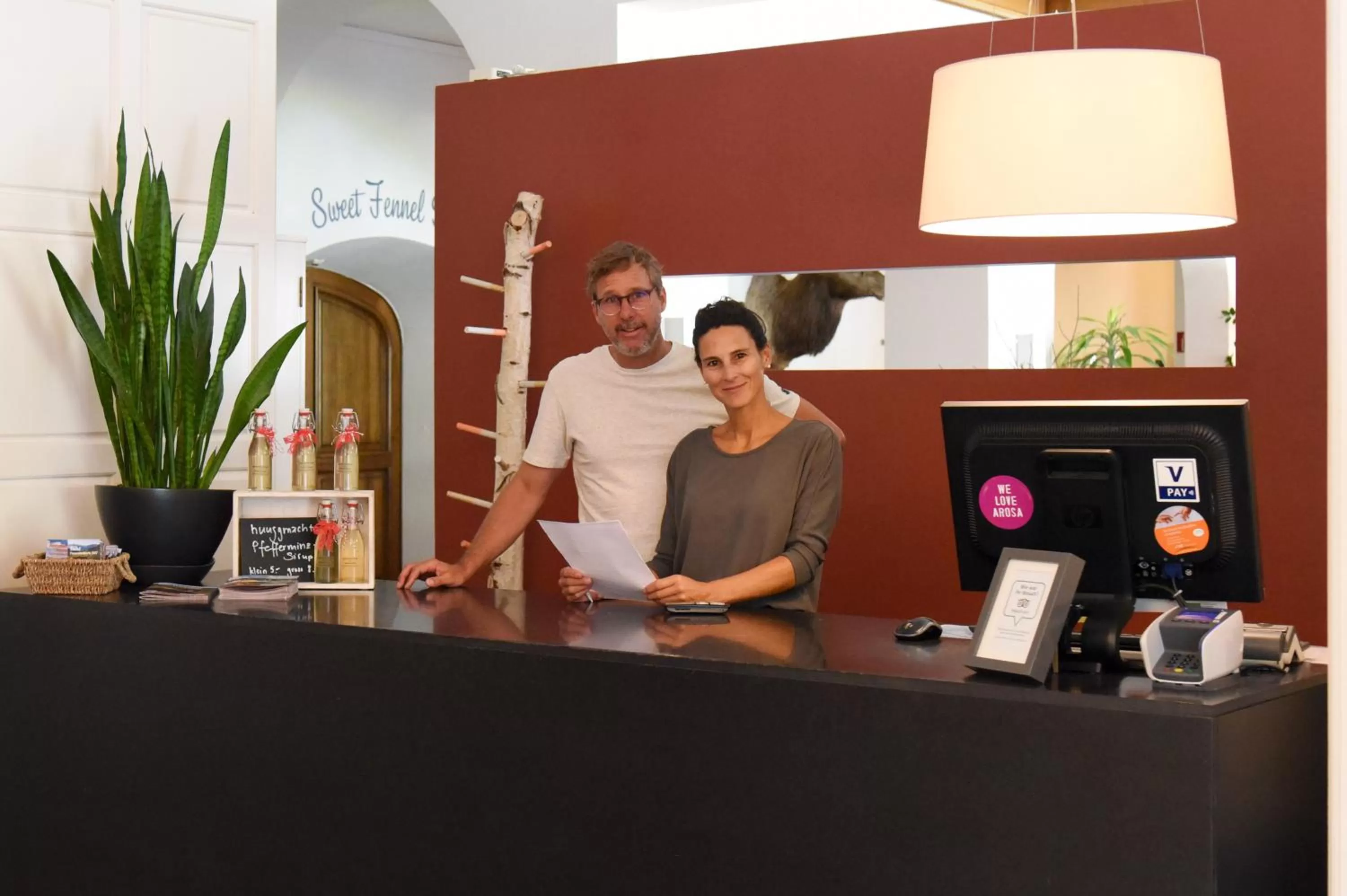 Decorative detail in Hotel Seehof-Arosa