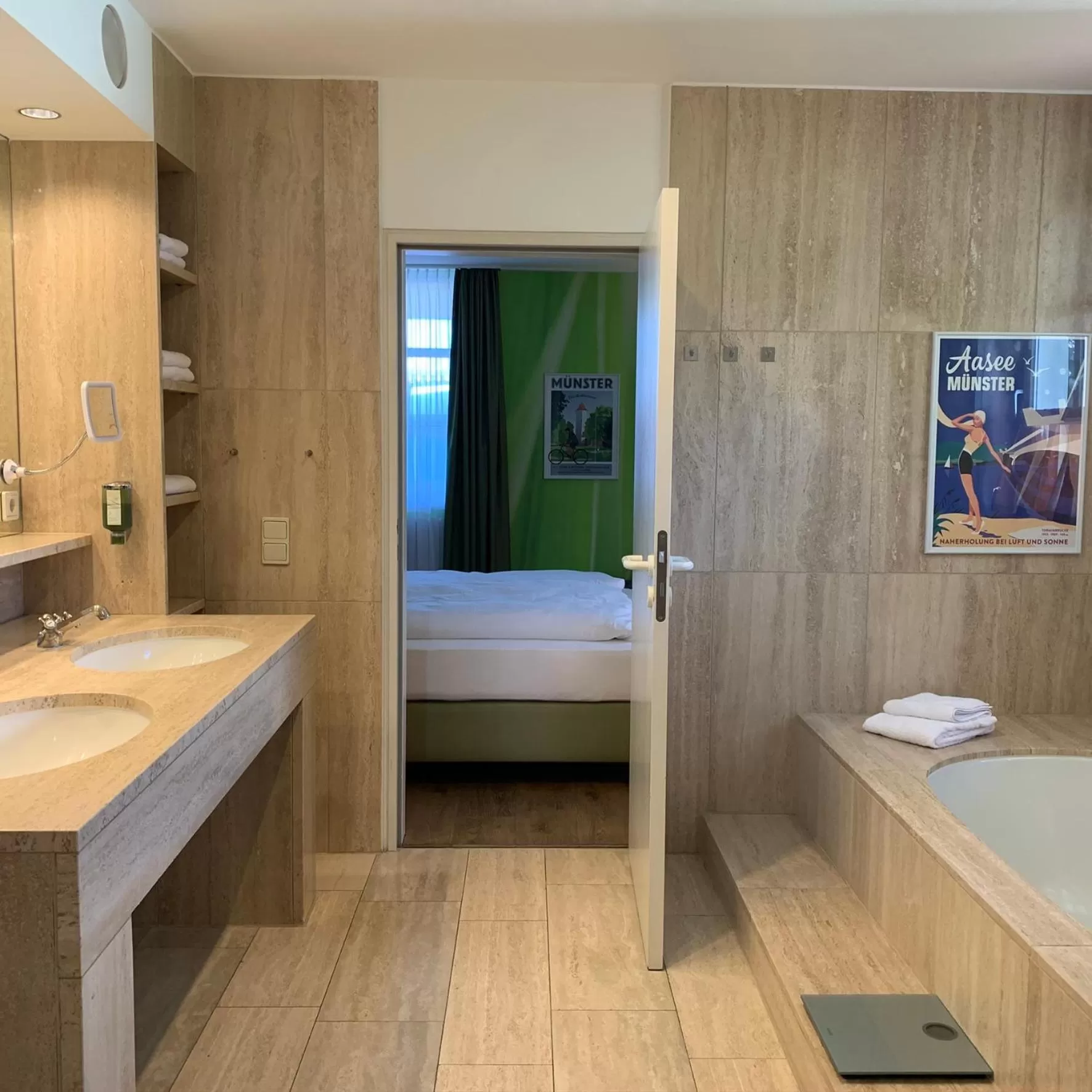 Bath, Bed in Park-Lodge Am Rohrbusch