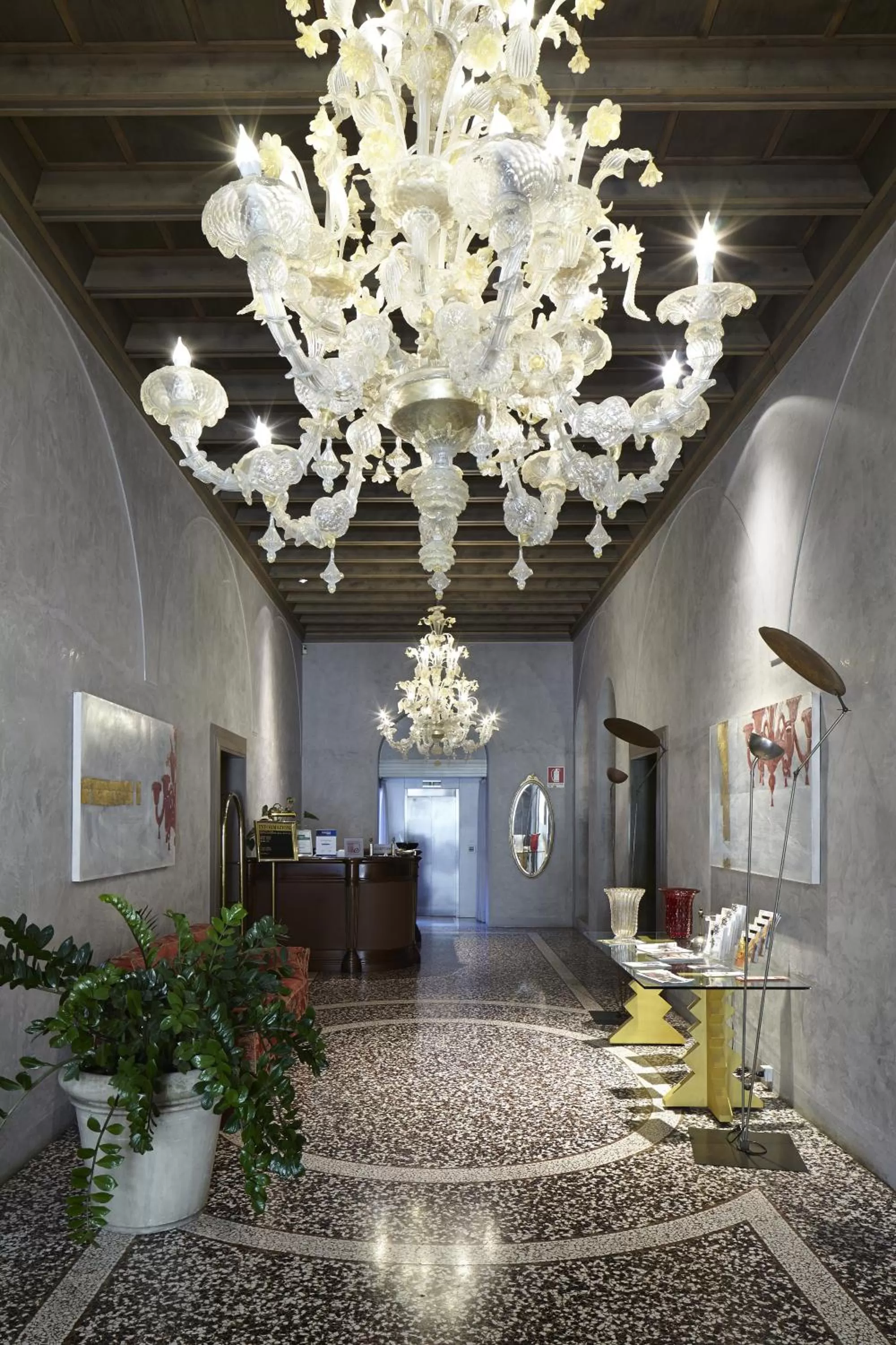Lobby or reception in Albergo Cappello
