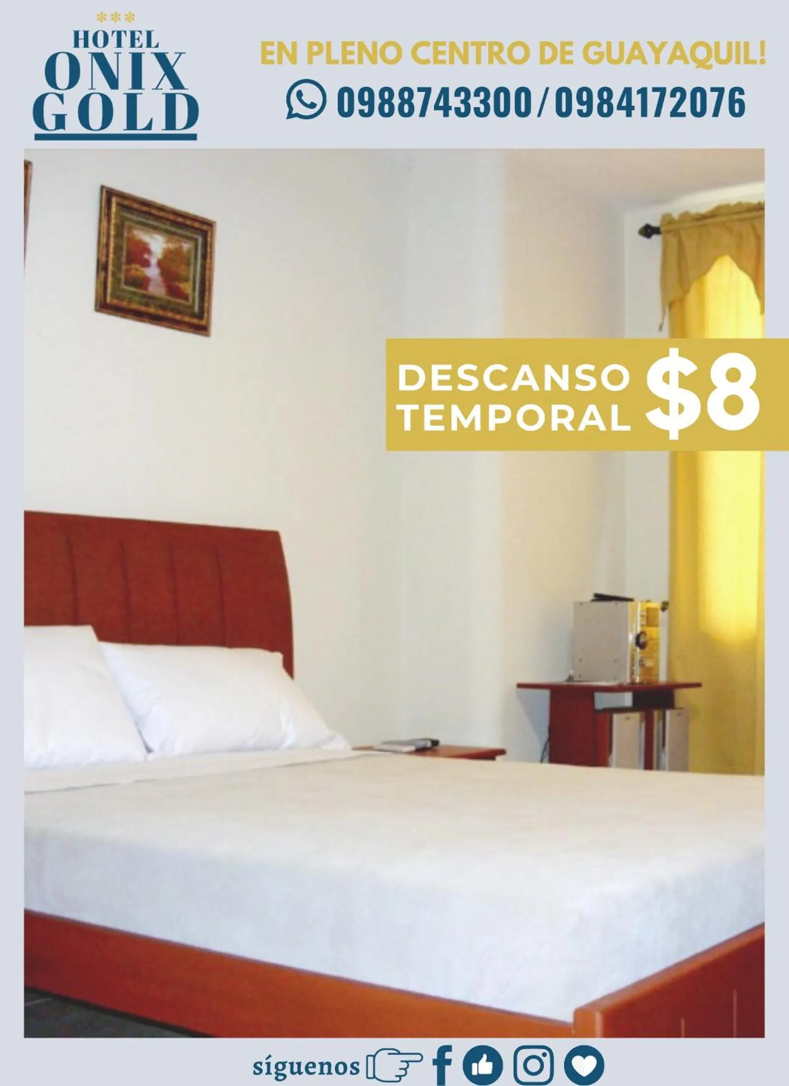 Bed in Hotel Onix Gold