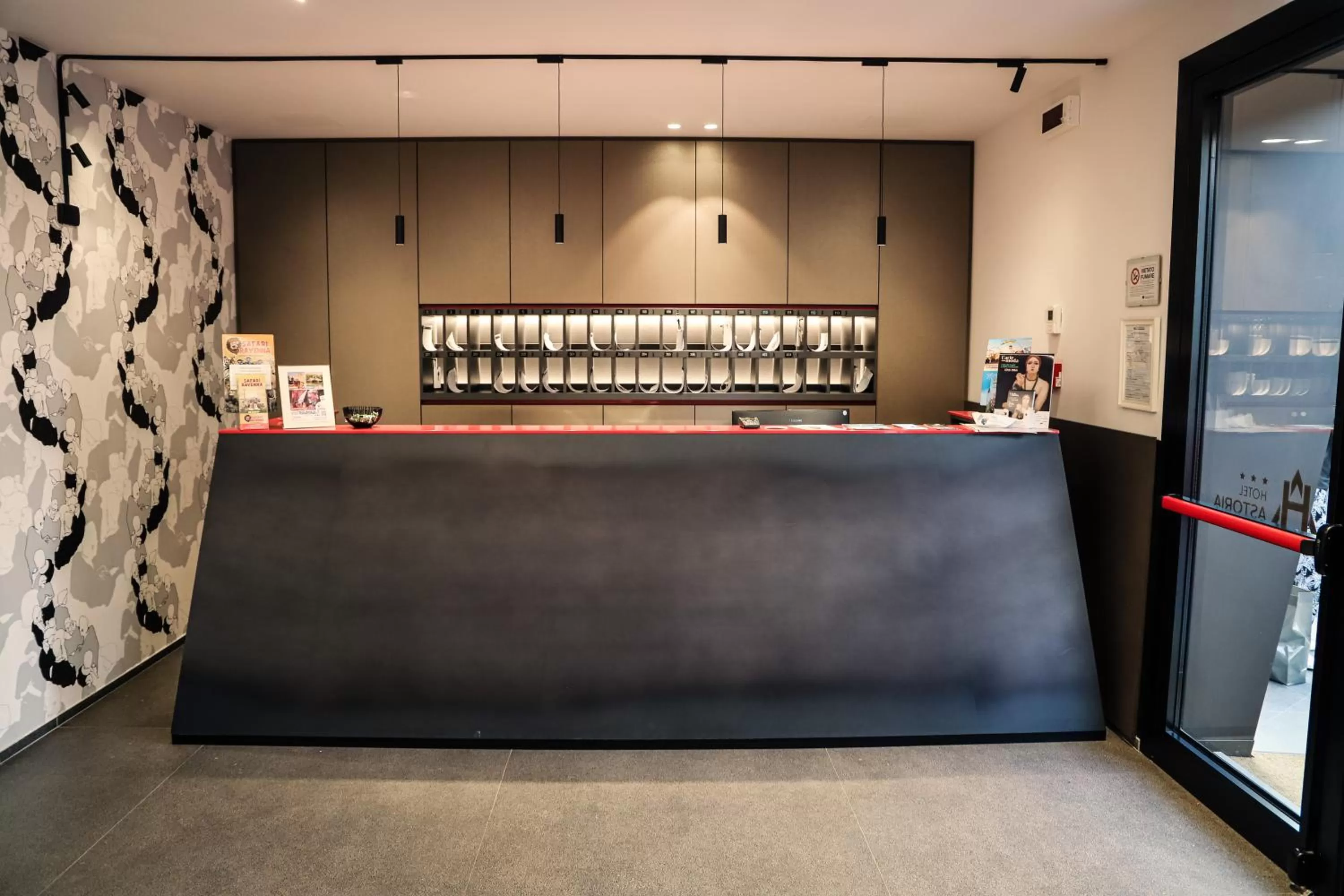 Lobby or reception in Hotel Astoria