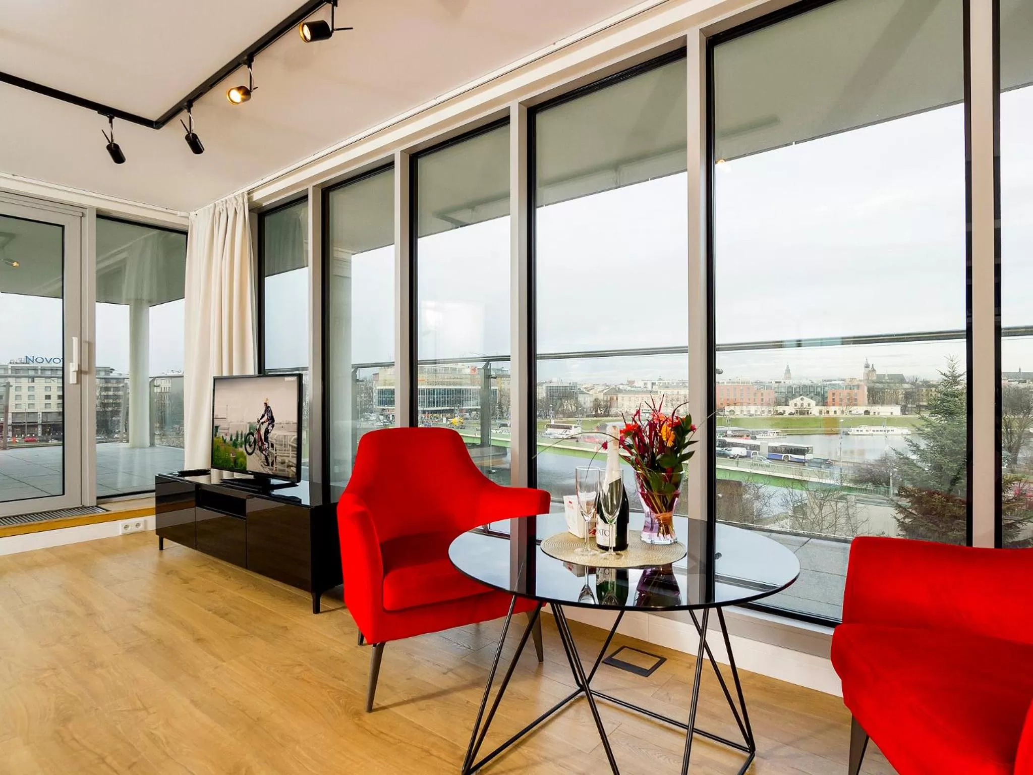 View (from property/room) in Riverside Aparthotel Cracow