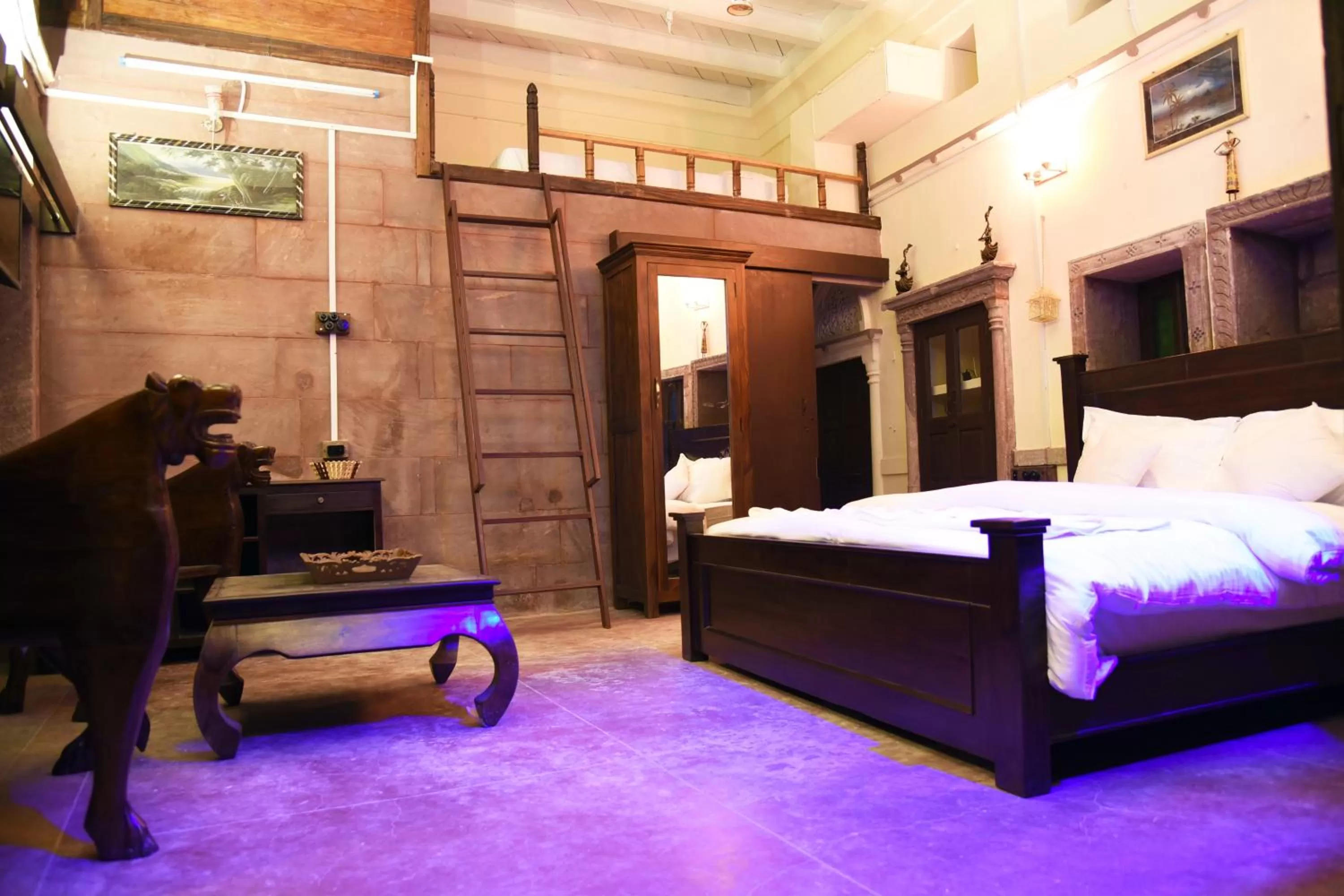 Bed in The Thikana Heritage