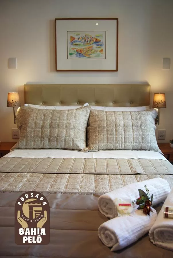 Bed in Pousada Bahia Pelô