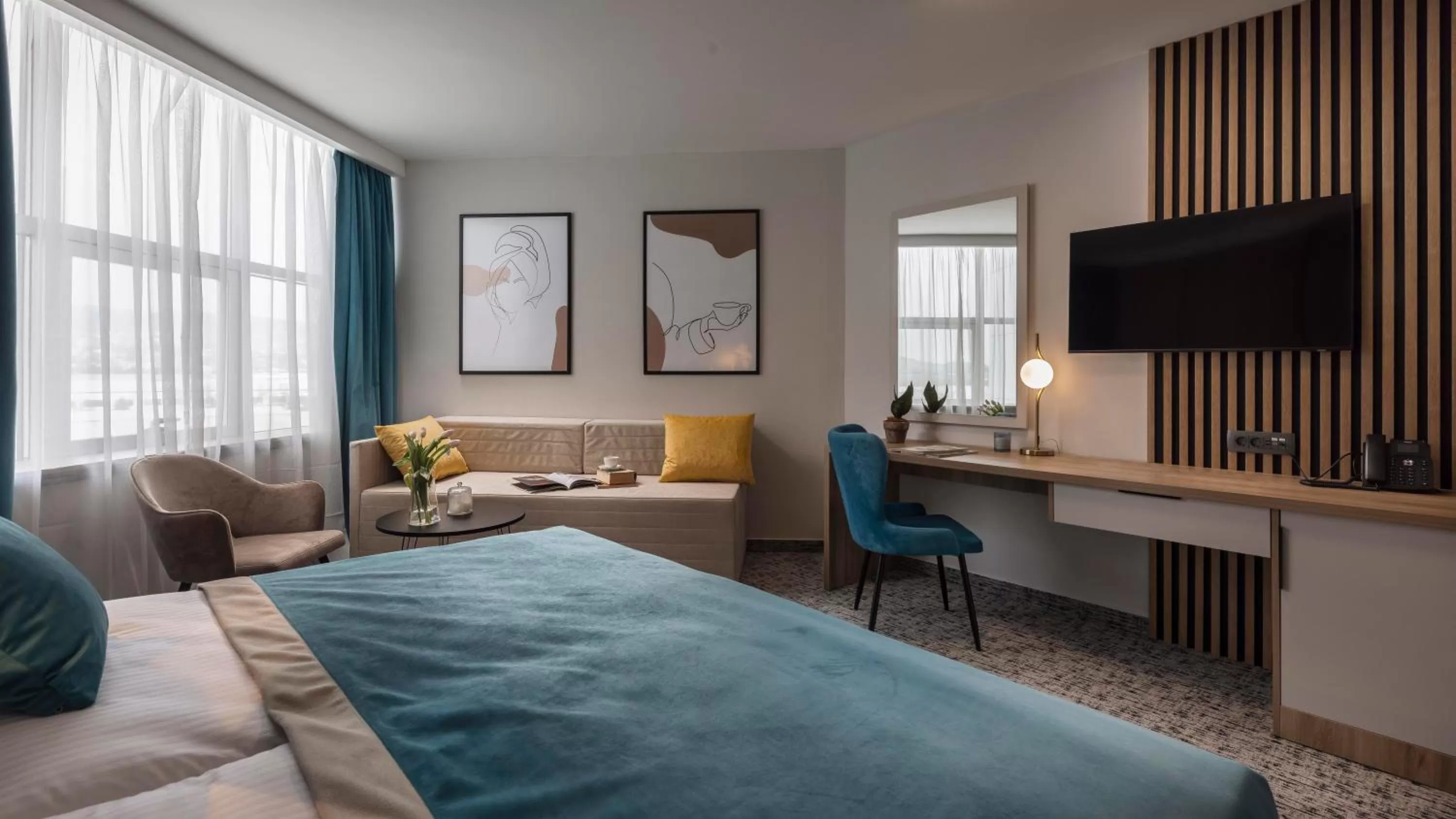 Bedroom in Grand Hotel Zagreb