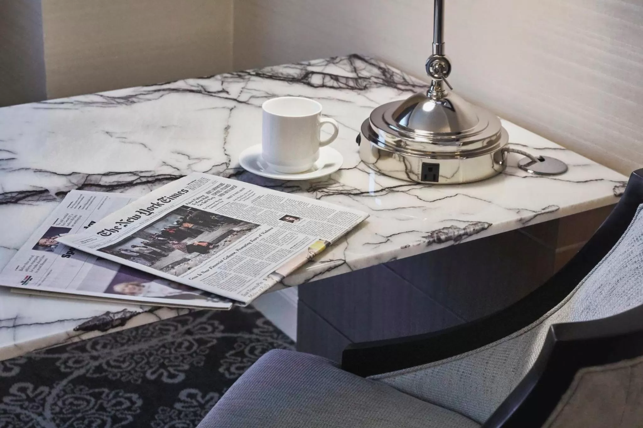 Photo of the whole room in Loews Regency New York Hotel