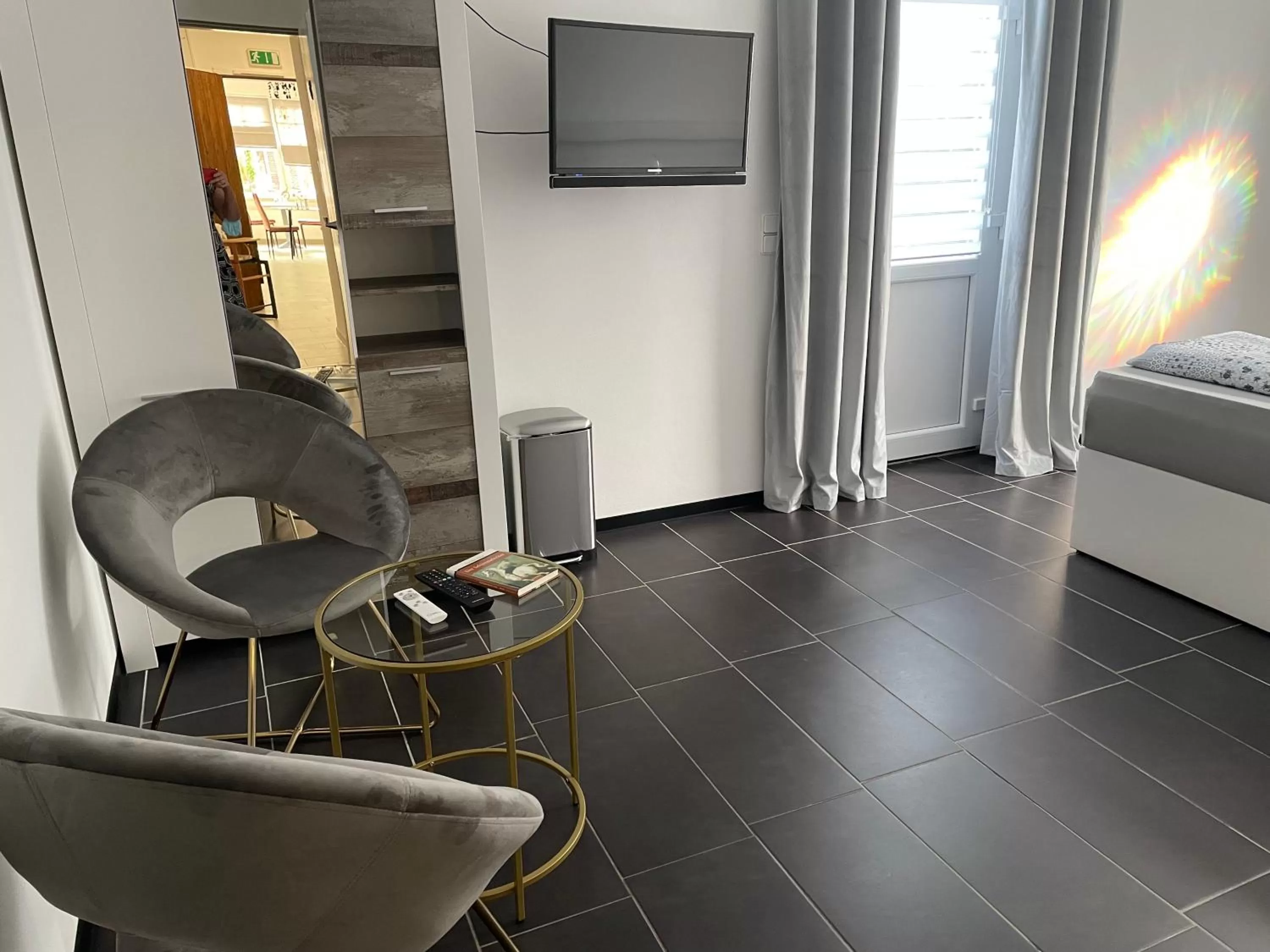 Photo of the whole room, Bed in Pension Deichgraf