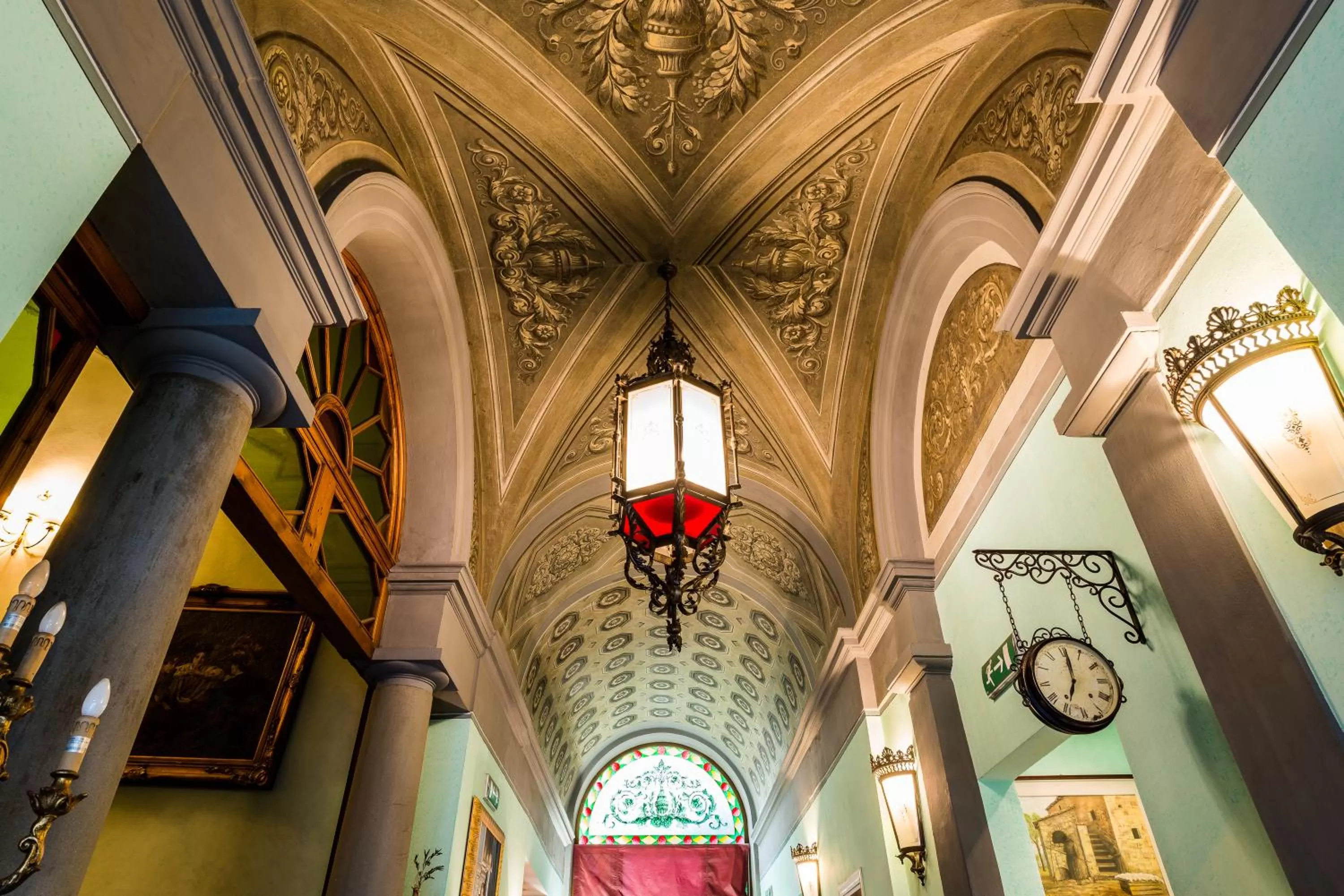 Lobby or reception in Hotel Donatello