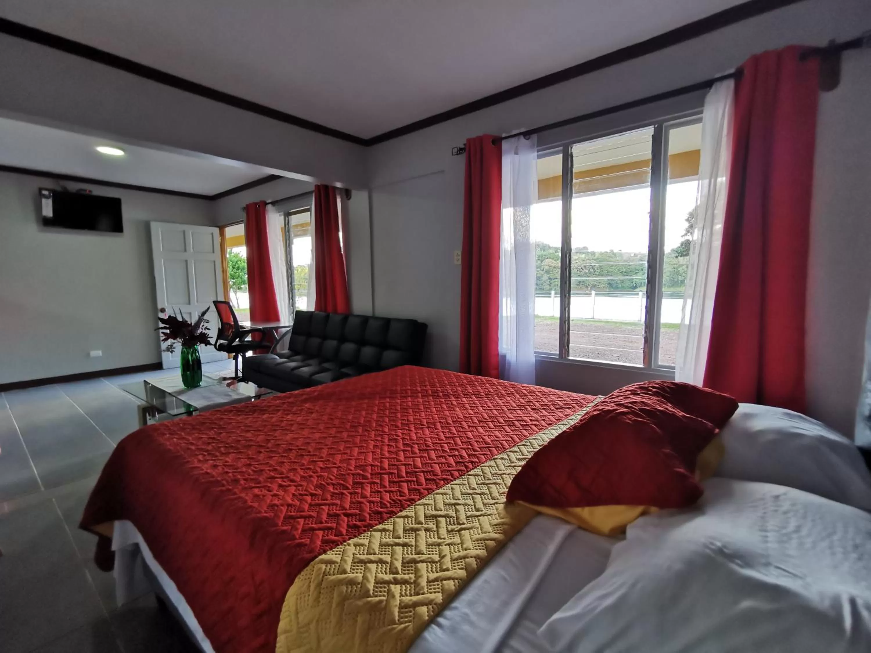 Bed in Hotel Puerto San Luis