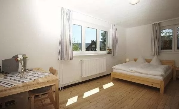 Bed in Gästehaus Wald und See