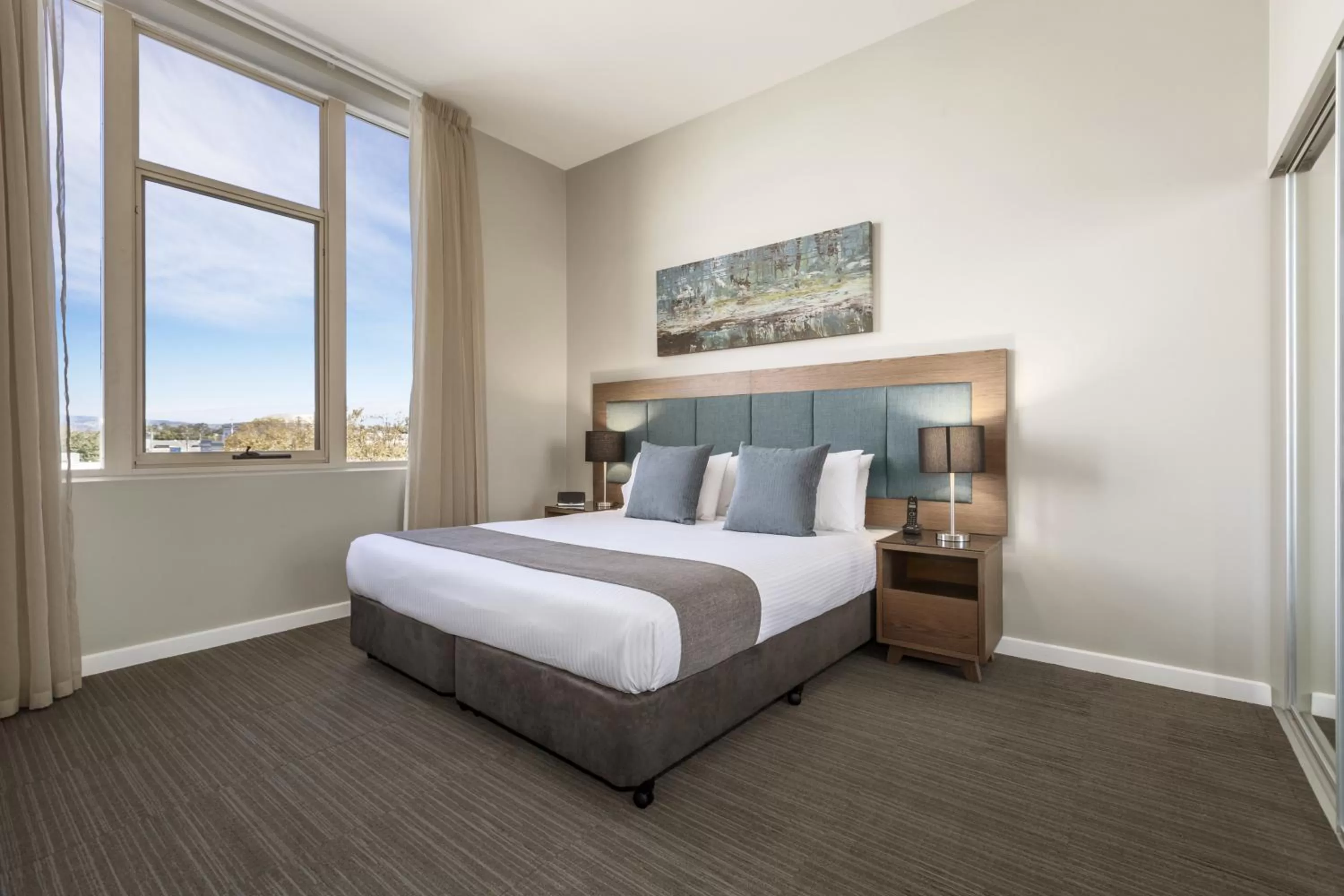 Bed in Quest Albury on Townsend